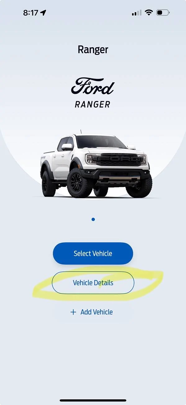 Ford Ranger FordPass update - doesn’t show mileage? IMG_8545