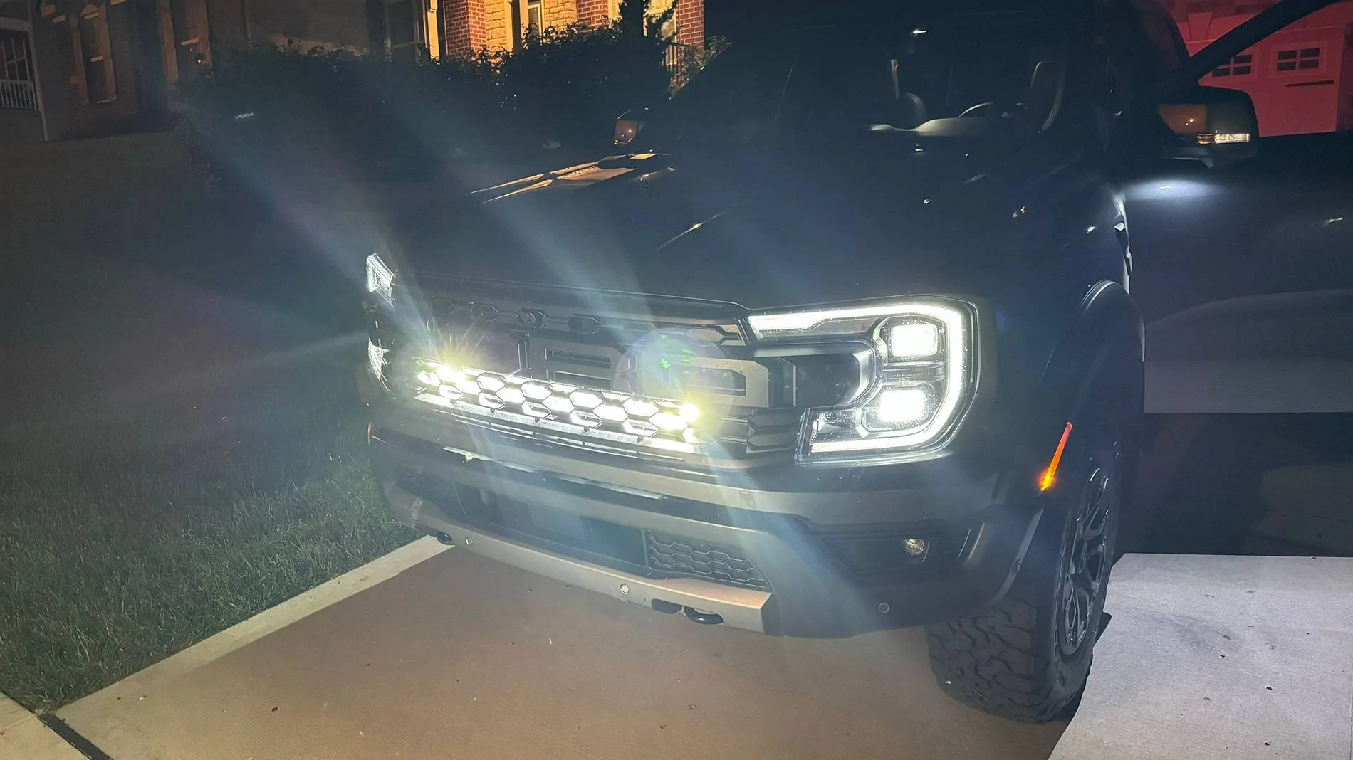 Ford Ranger Raptor LED Stealth Light Bar Installed IMG_3018