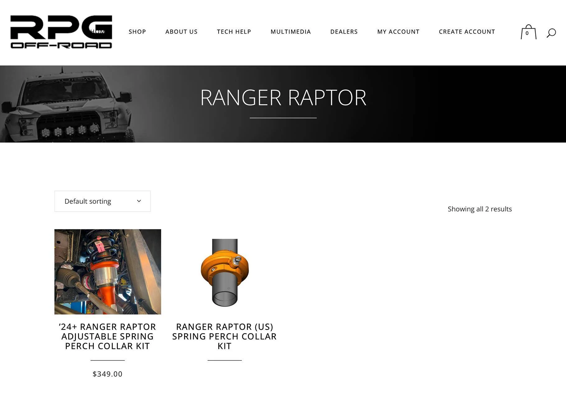 Ford Ranger *Group Buy* RPG Off-Road Adjustable Spring Perch Collar Kit Screenshot 2024-05-29 at 2.02.45 PM