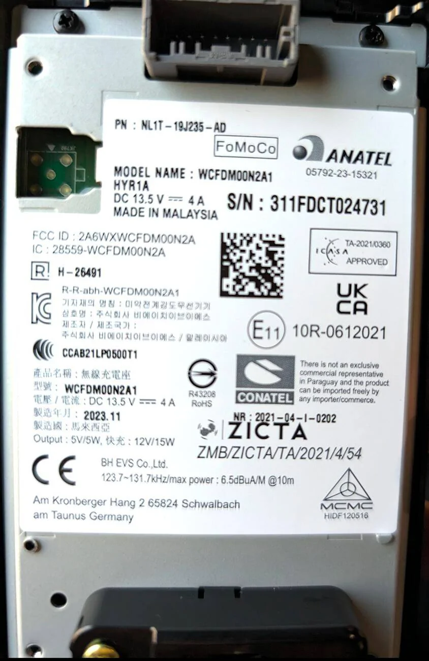 Ford Ranger Wireless Charging Issues Screenshot_20240601-185302