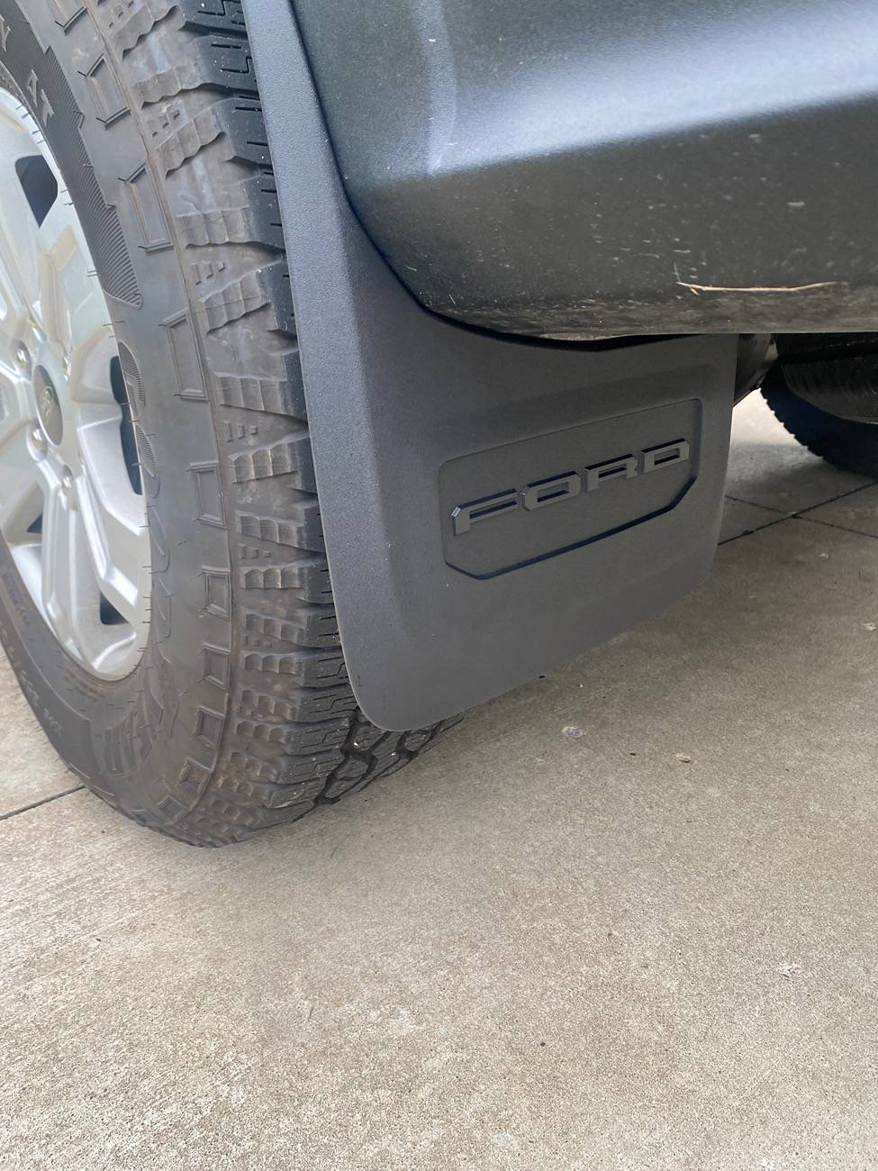 Ford Ranger 2024 Splash guards IMG_3244