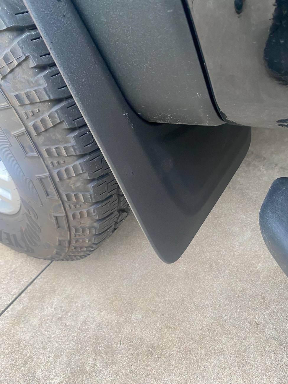 Ford Ranger 2024 Splash guards IMG_3246
