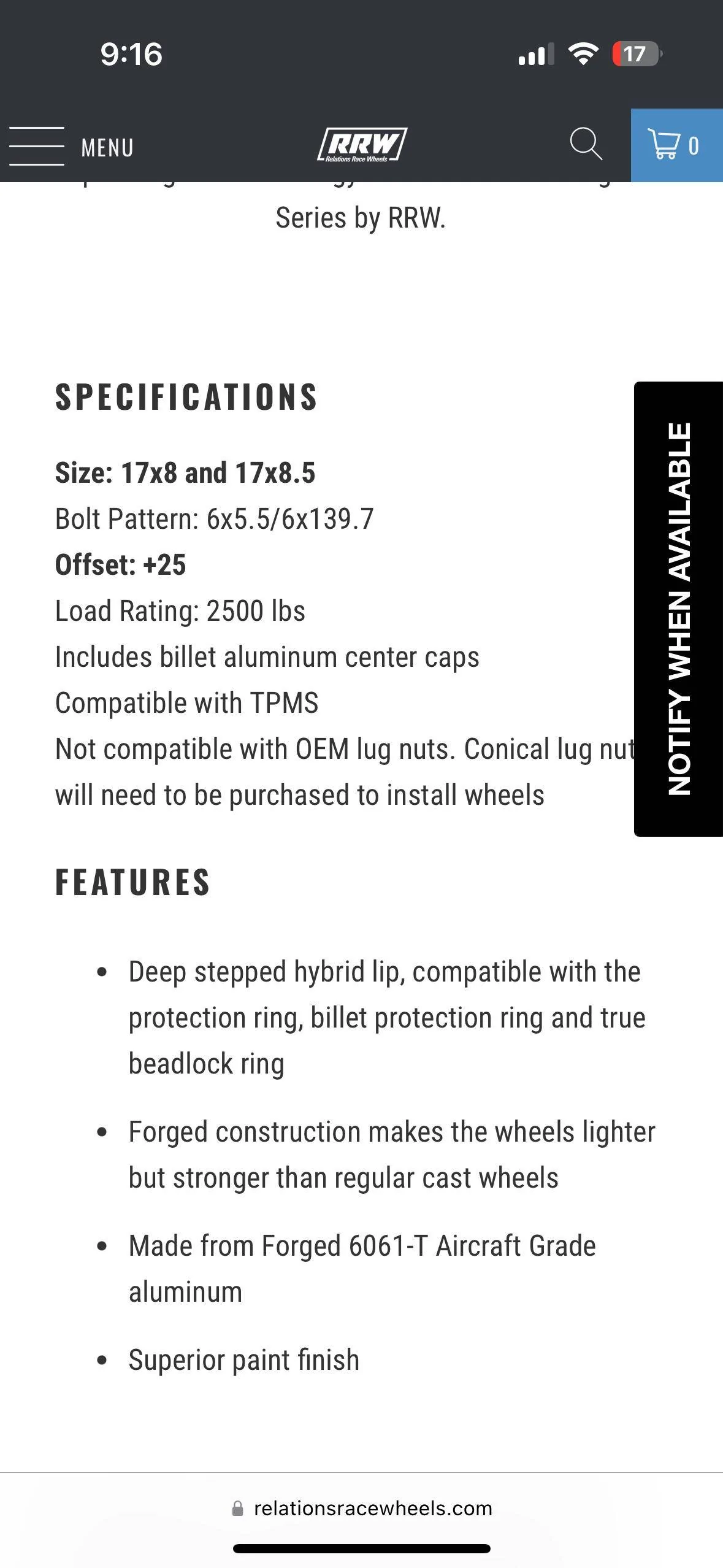 Ford Ranger RRW Wheels IMG_8511