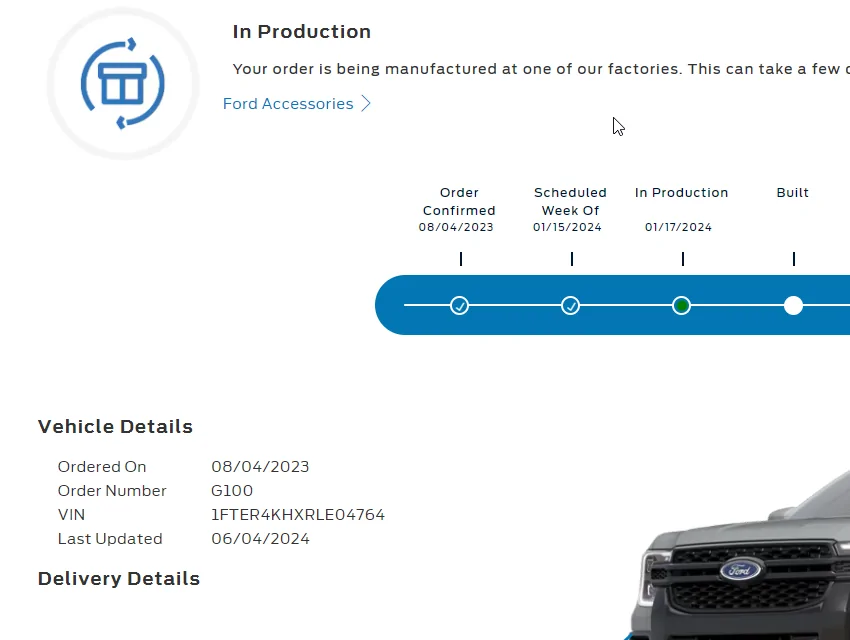 Ford Ranger Order Tracker Status dn4fSIk