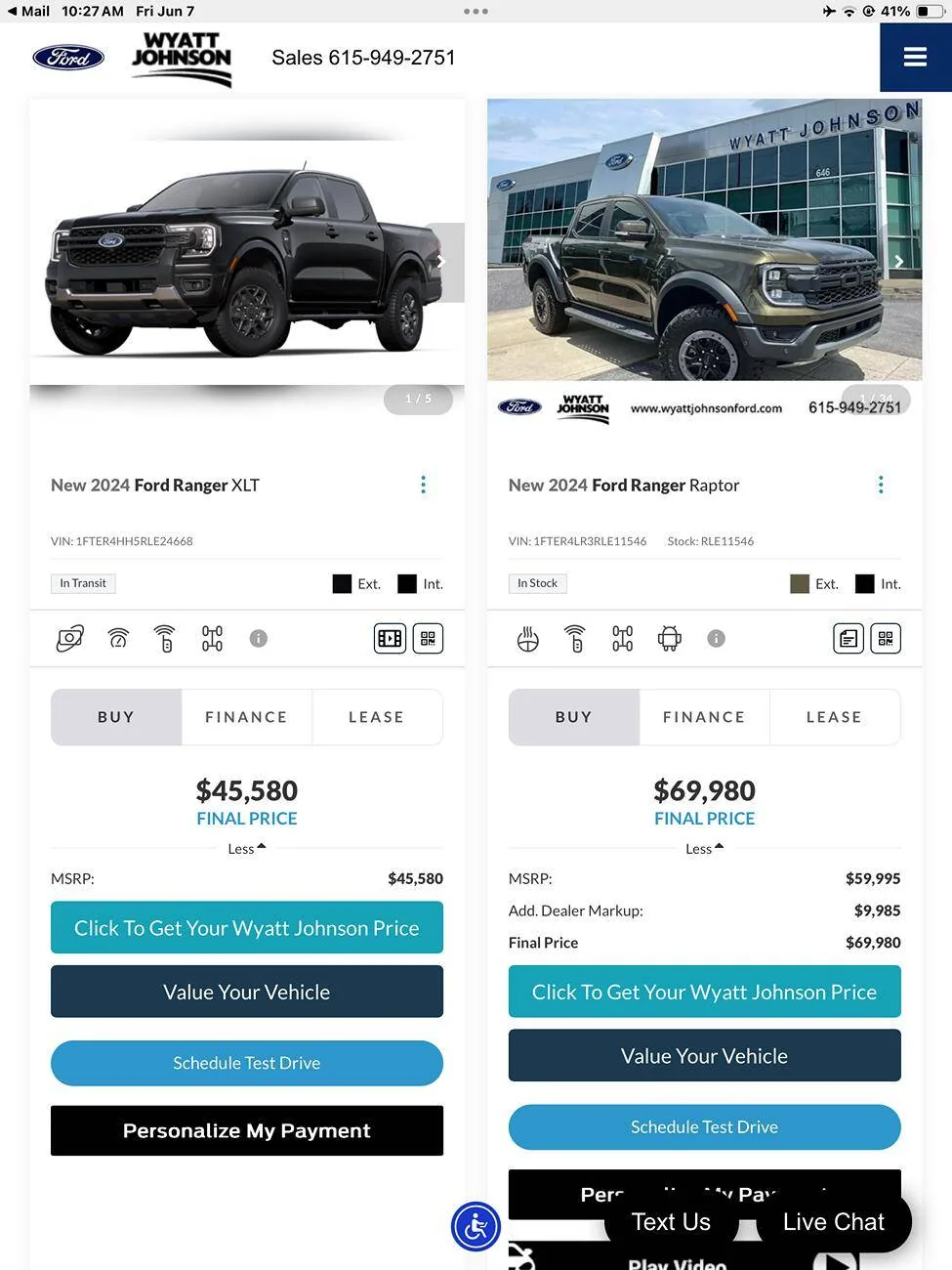 Ford Ranger Another $9000 markup for the RR….sos sad IMG_0960