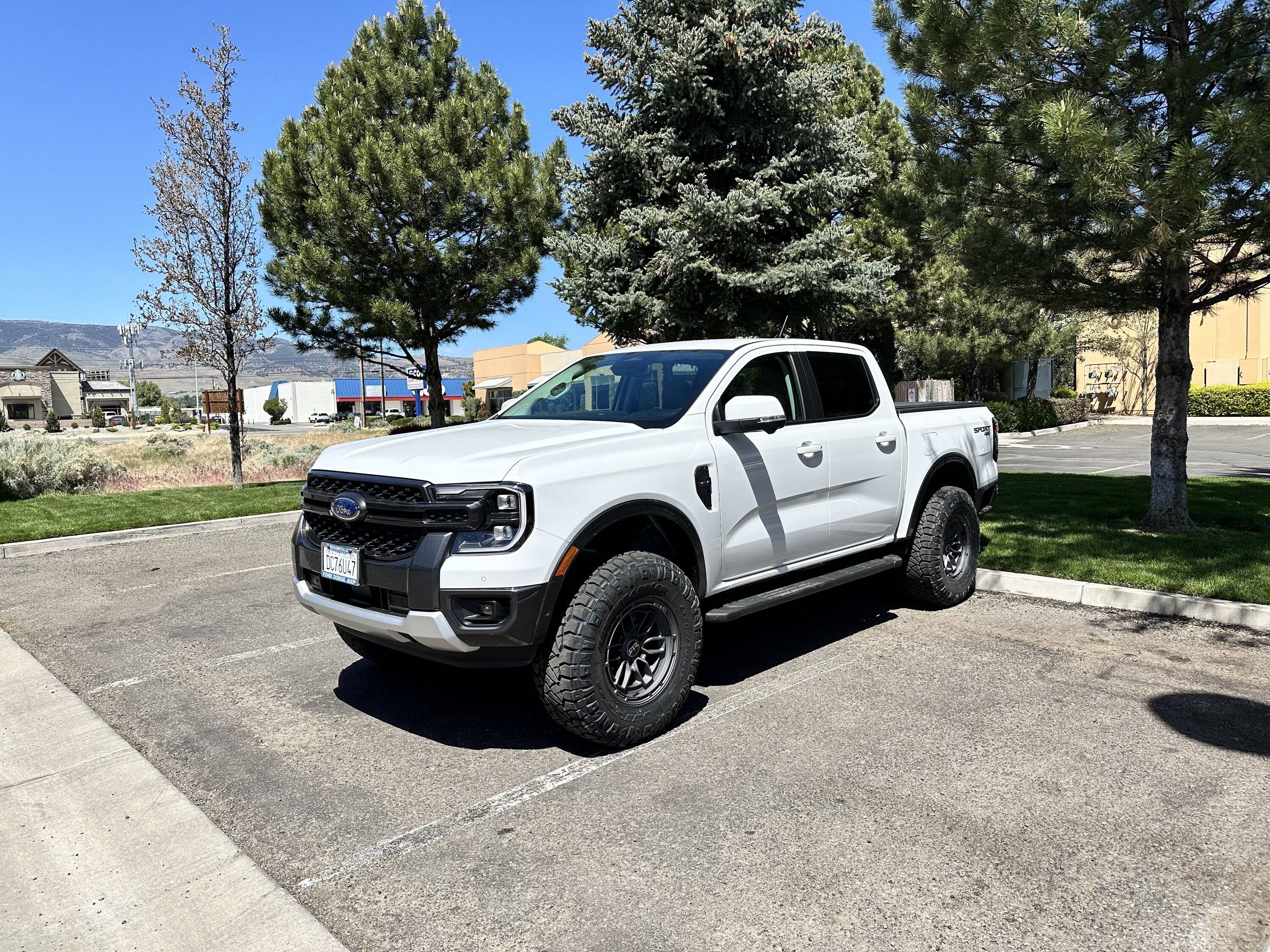 Ford Ranger 34" Tires and Forscan for tire diameter change works on the 2024 Ranger Lariat! IMG_0912
