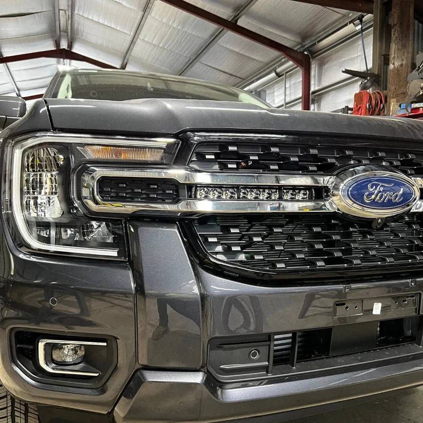 Ford Ranger Lariat light bar install - Altiq Raptor 32" light bar from AU dual-light-bar-behind-the-grill-kit-for-next-gen-ranger-everestlightingnxg-382037
