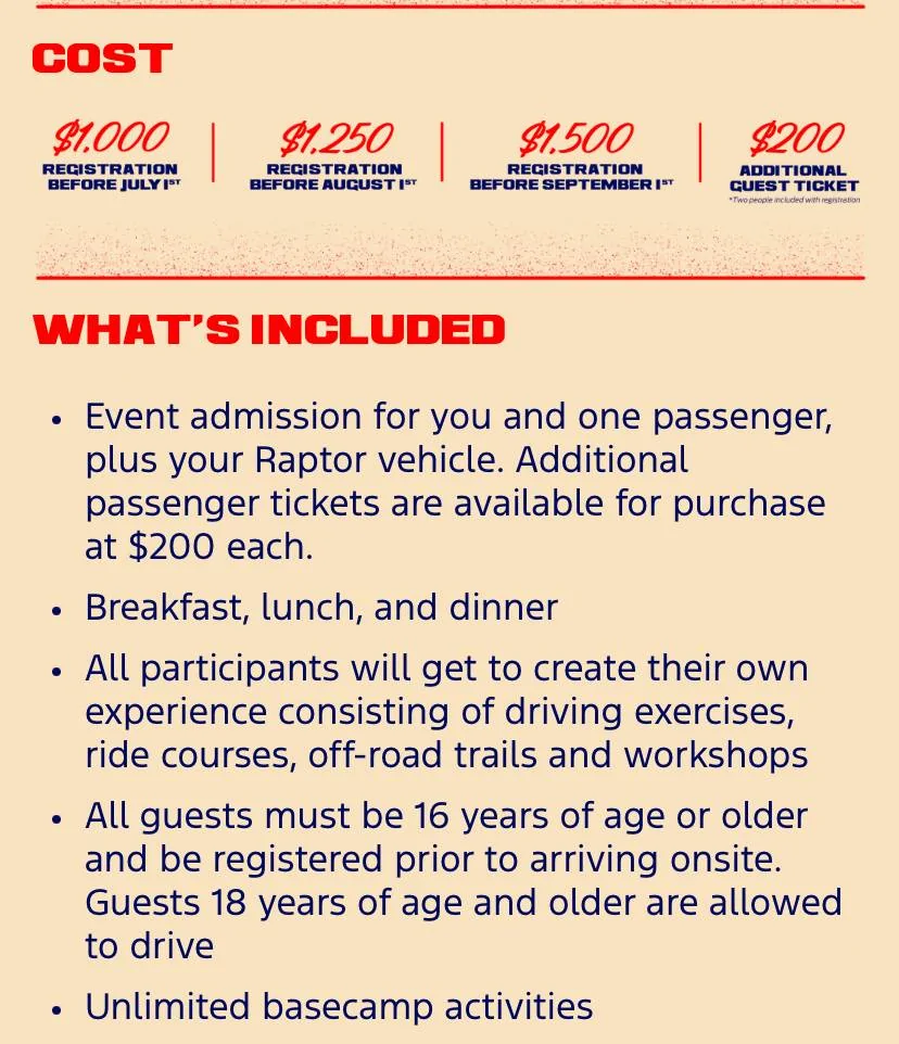 Ford Ranger Raptor Rally Info IMG_0823