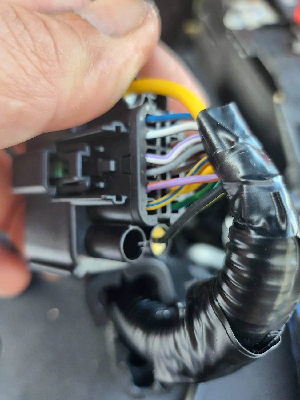 Ford Ranger Aux switch rewire After (2)