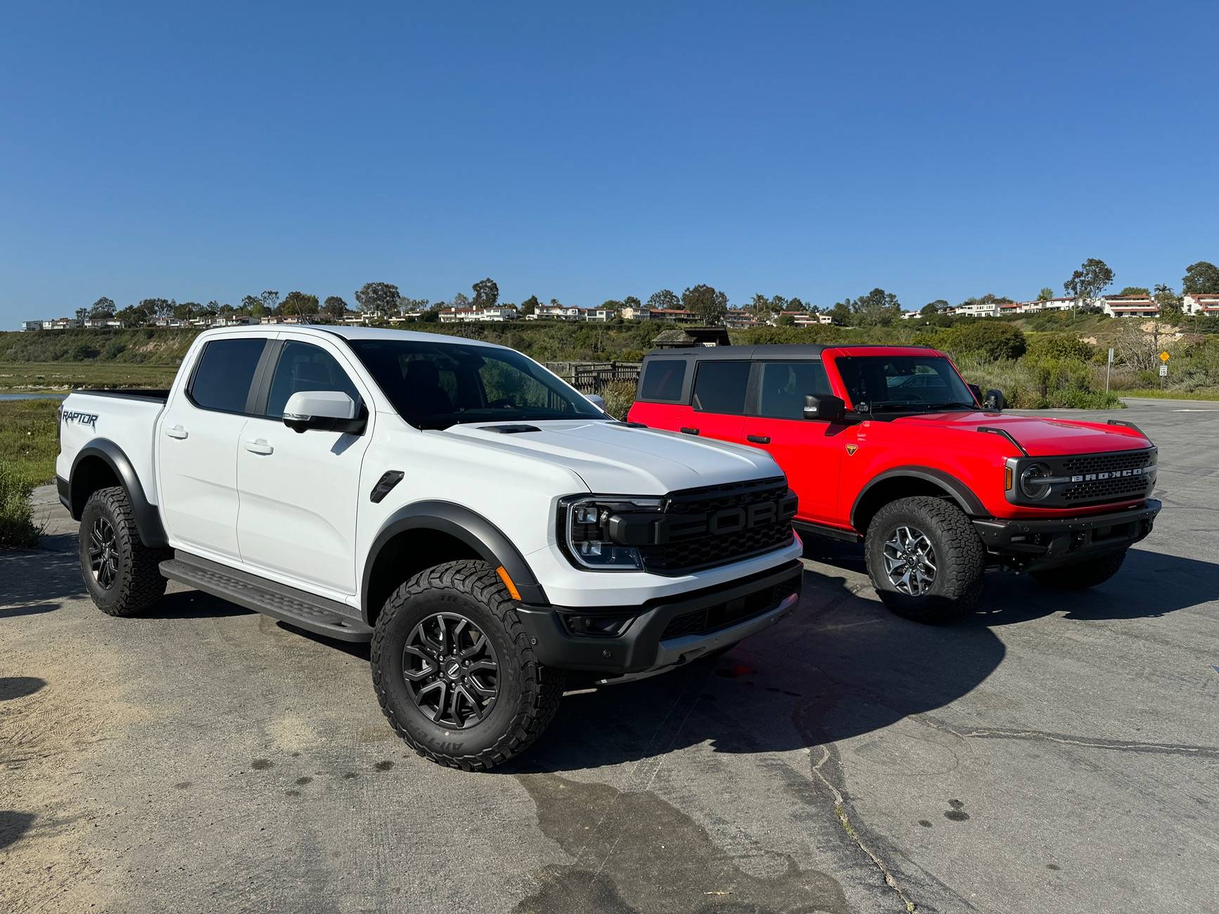 Ford Ranger Ranger6G vs Bronco6G handling and steering comparison. IMG_1314
