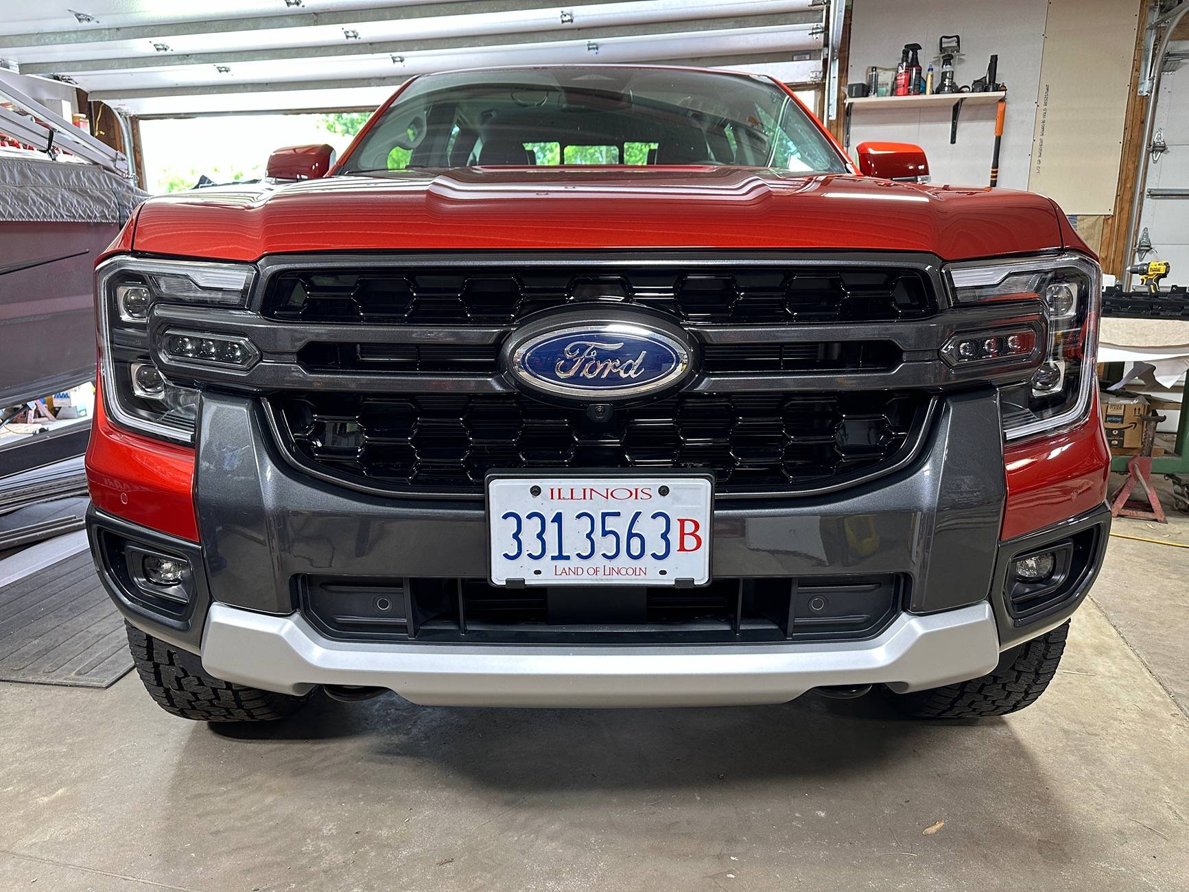 Ford Ranger Lariat light bar install - Altiq Raptor 32" light bar from AU IMG_4146