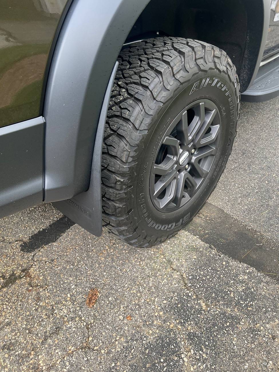 Ford Ranger Ranger Raptor Splash Guards (Redback Series) IMG_9987