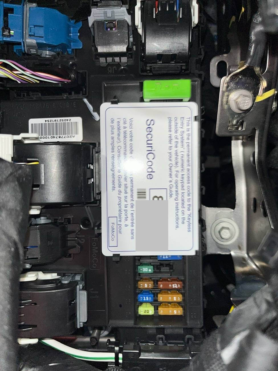 Ford Ranger HOW TO: Install dash cam using driver's side cabin fusebox, 2024 Ranger Raptor IMG_6854