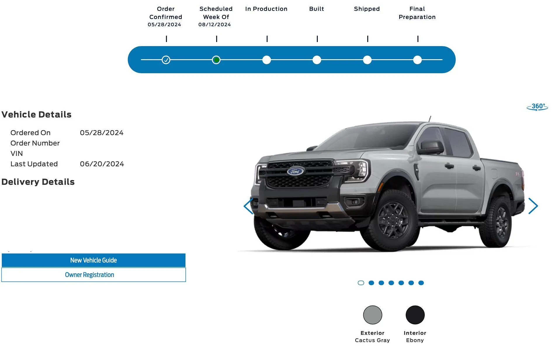 Ford Ranger Ranger 2.7L V6? What is your build date? Screenshot 2024-06-21 at 11.01.50