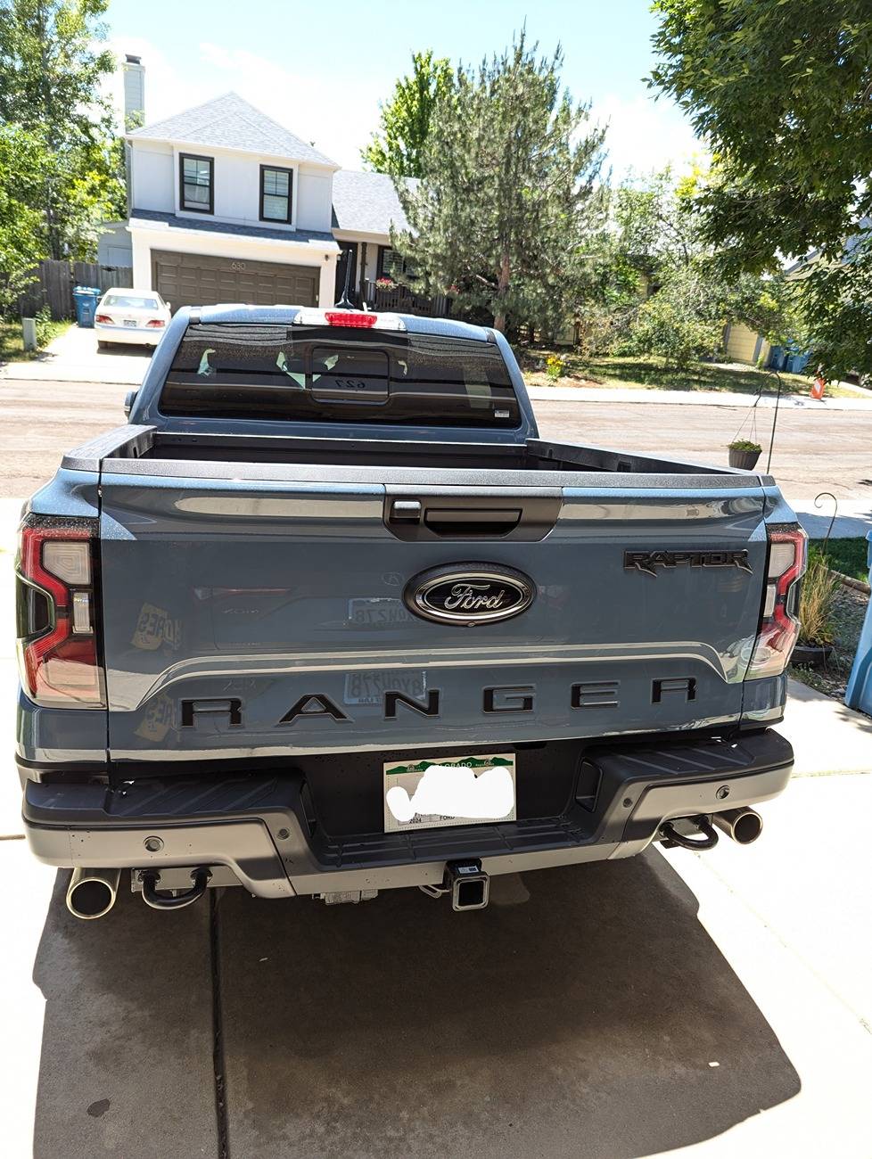 Ford Ranger Raptor coming, tailgate letters decision for carbonized gray 1000038342