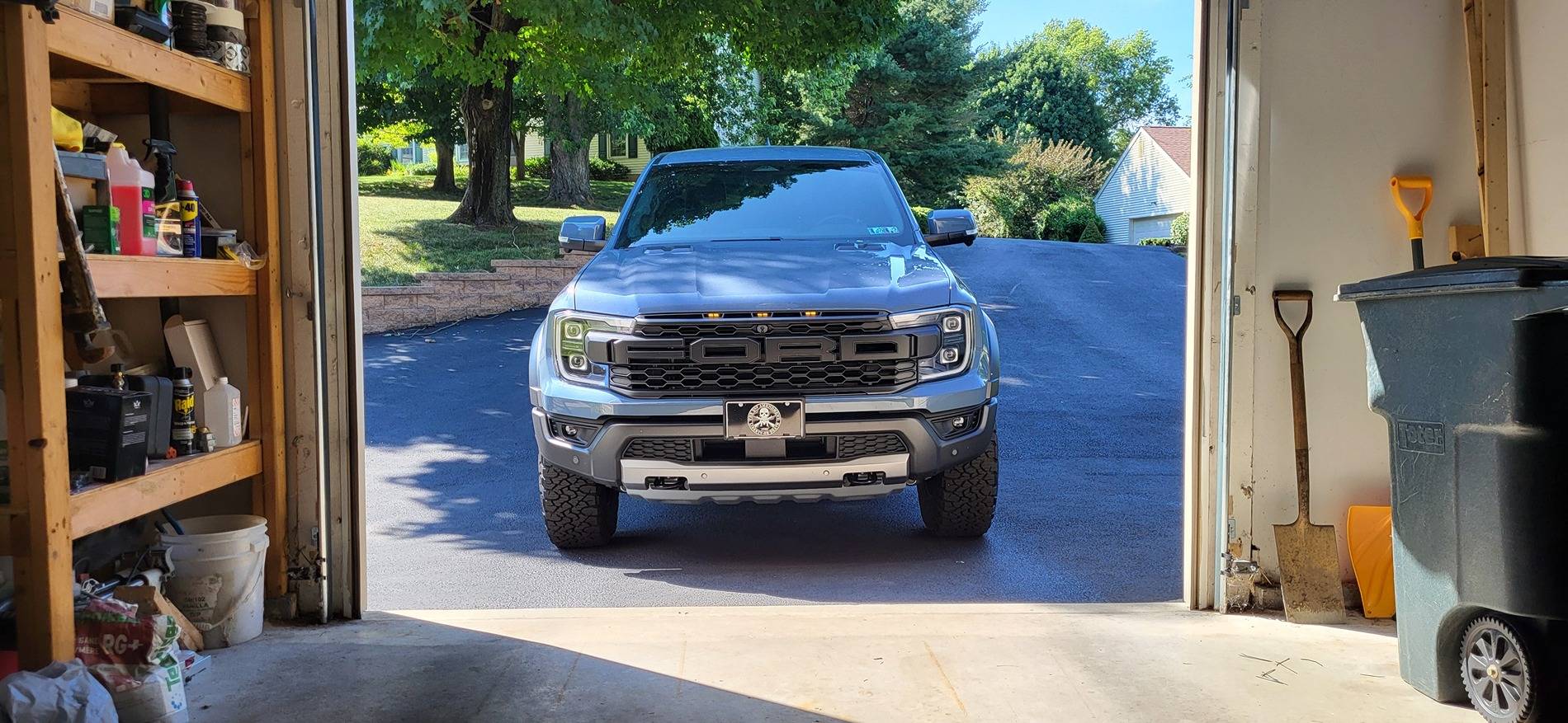 Ford Ranger First mods: Bedrug and window tint on Carbonized Gray Ranger Raptor 20240628_163600