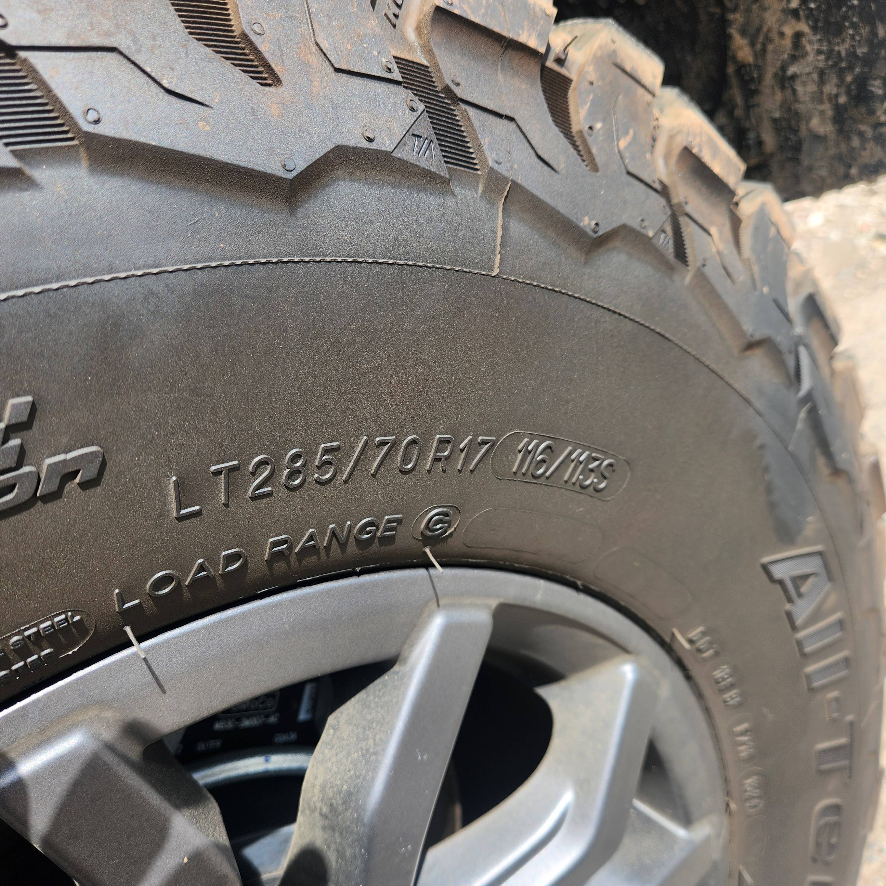 Ford Ranger Ranger Raptors wheels and tires 20240630_151710