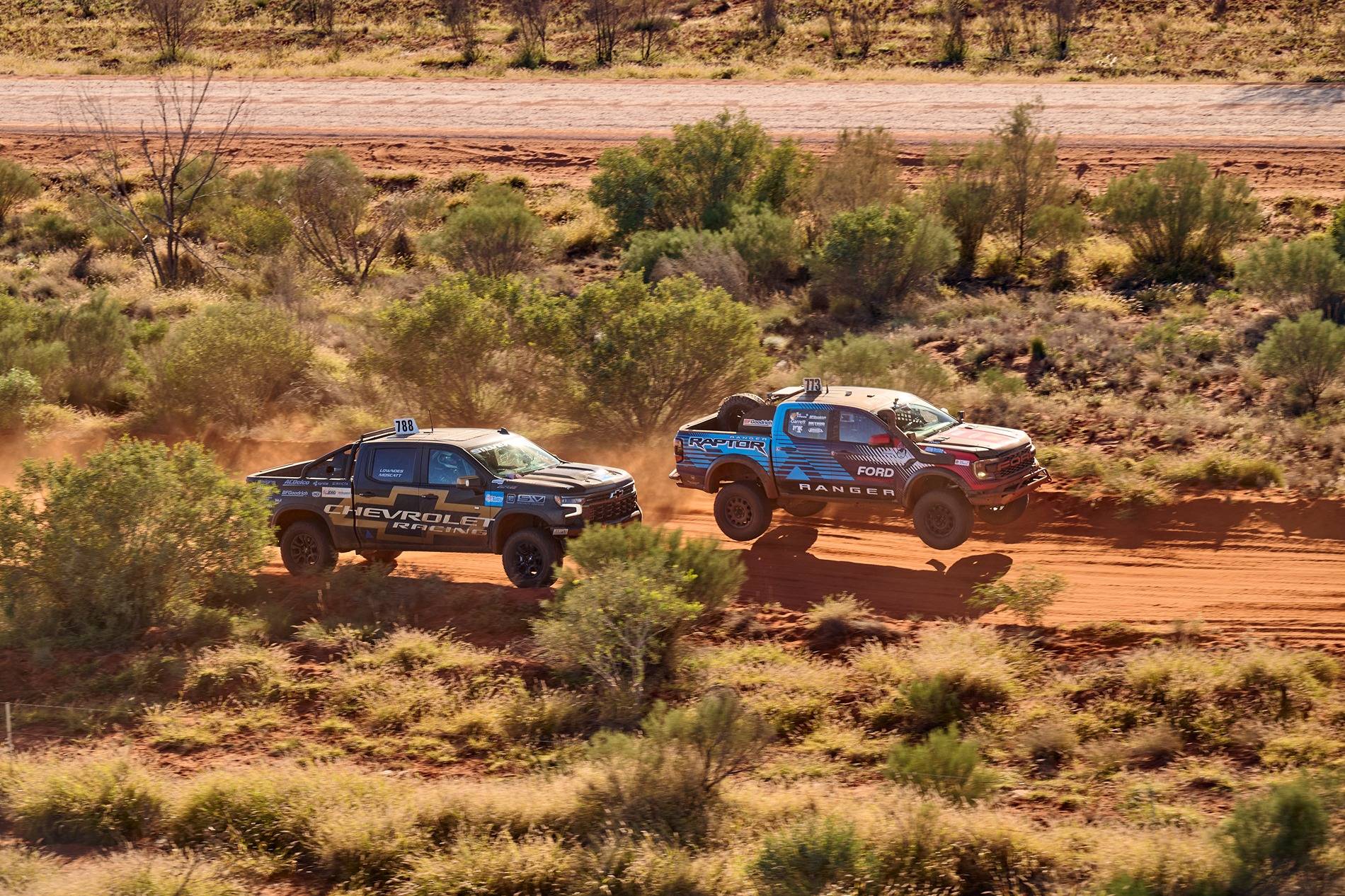 Ford Ranger Ford Performance Ranger Raptor Race Truck at Finke Defending Title Ford x Finke