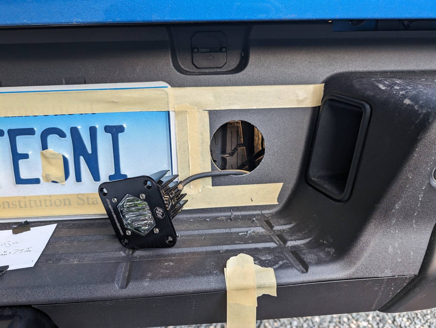 Ford Ranger Looking for auxiliary reverse lights with fairly low profile under bumper PXL_20240608_232913894