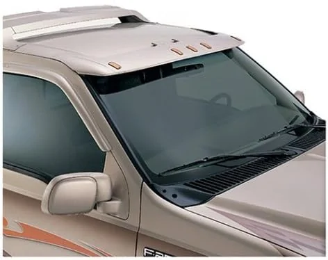 Ford Ranger Windshield Moon Visor with Clearance Lights for Ranger Raptor? Visor 2
