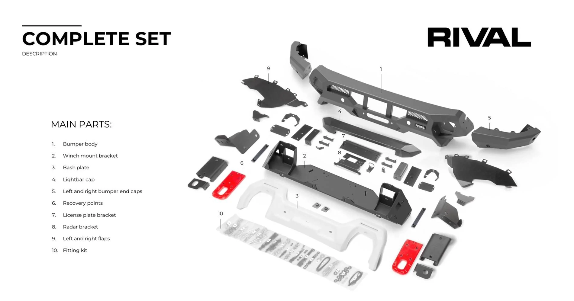 Ford Ranger RIVAL Aluminum Bumper for Ranger Raptor IMG_1962