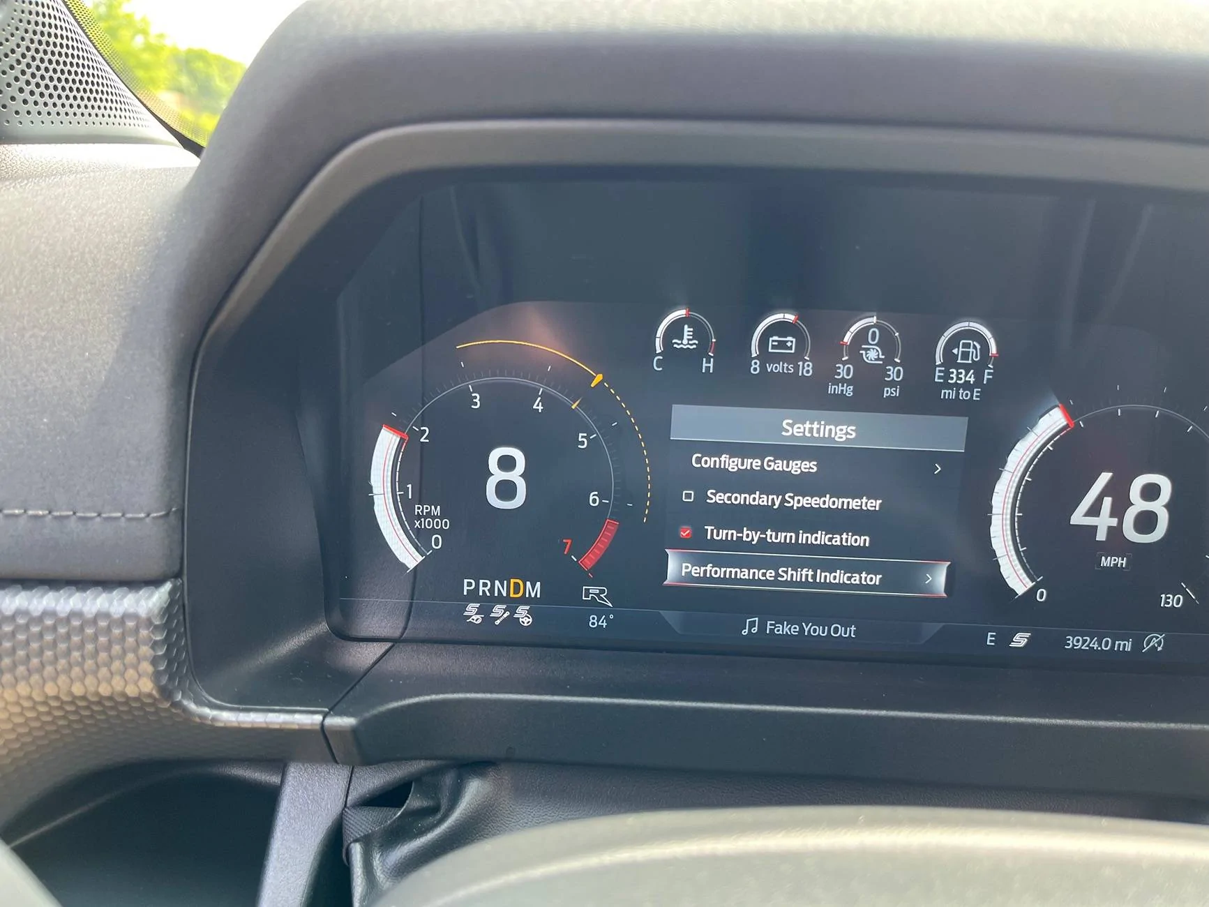 Ford Ranger 2024 Ranger automatic gear display. IMG_4937