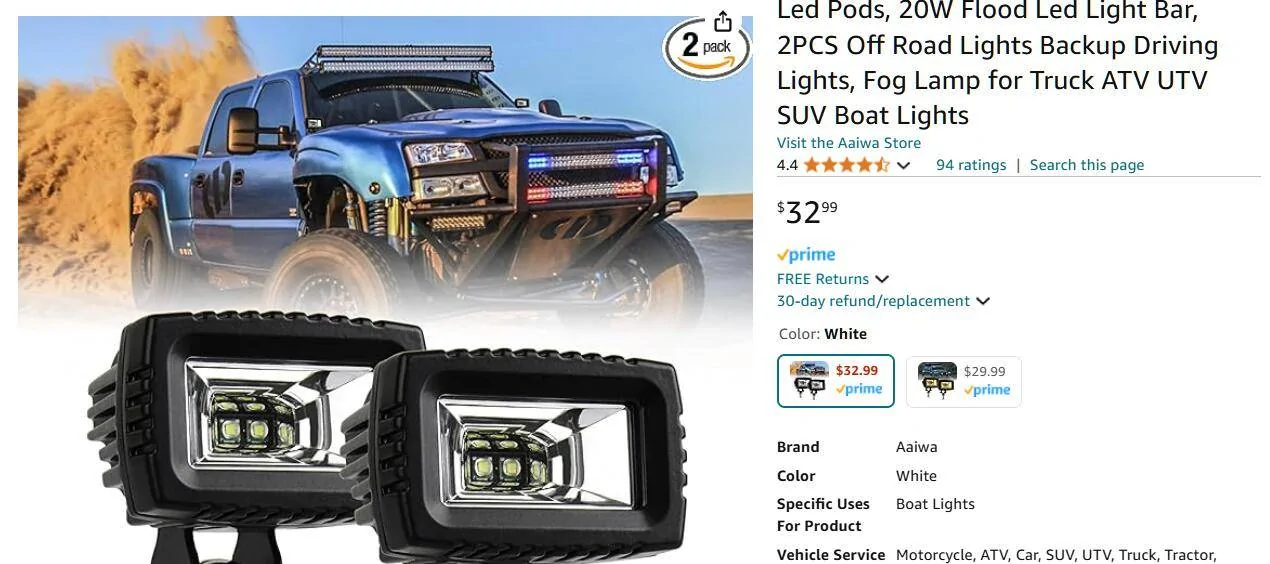 Ford Ranger Looking for good auxiliary reverse lights with strong lumens and a broad flood pattern 1722016682655-nm