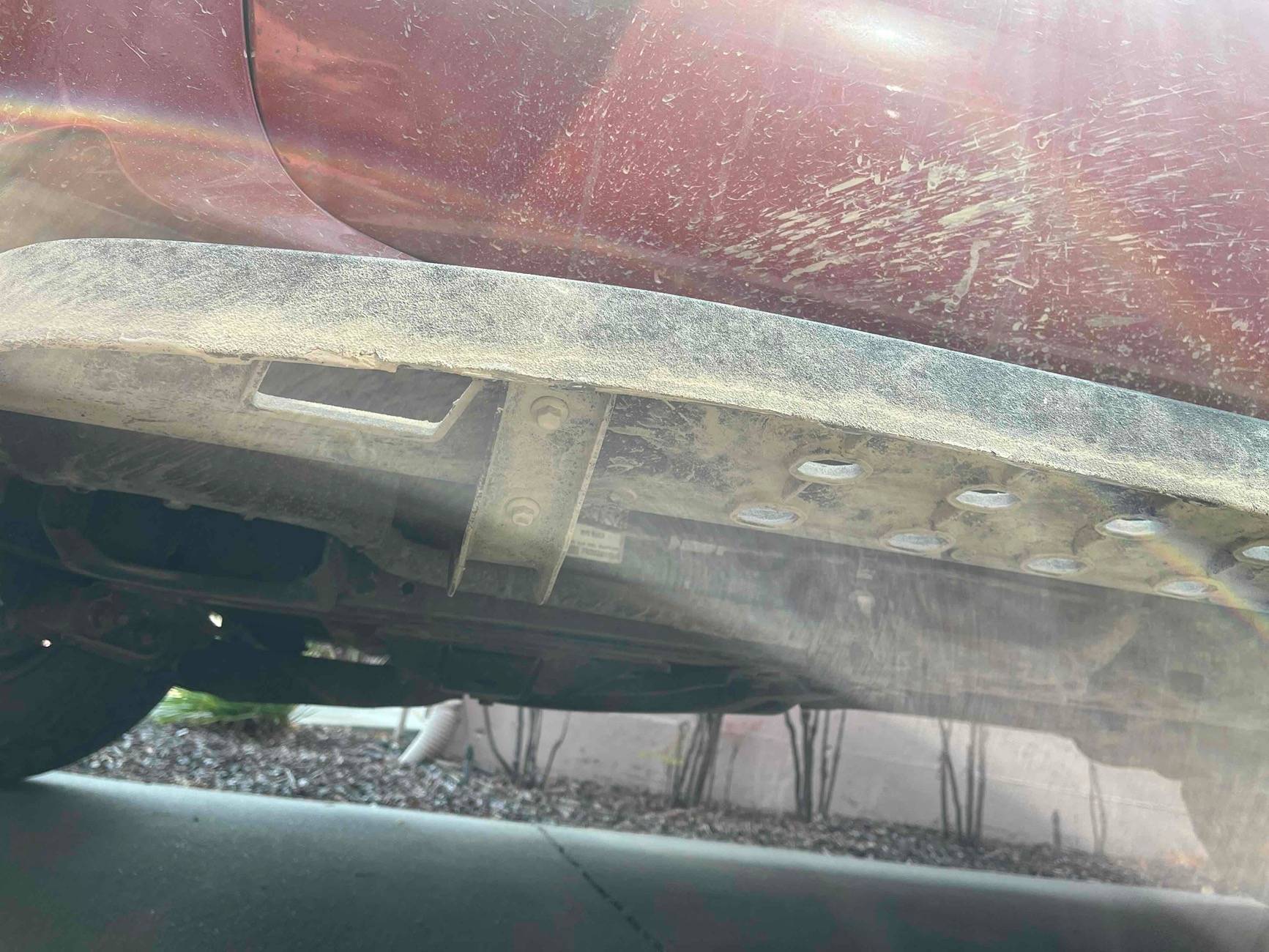 Ford Ranger Finding side step brackets IMG_5492