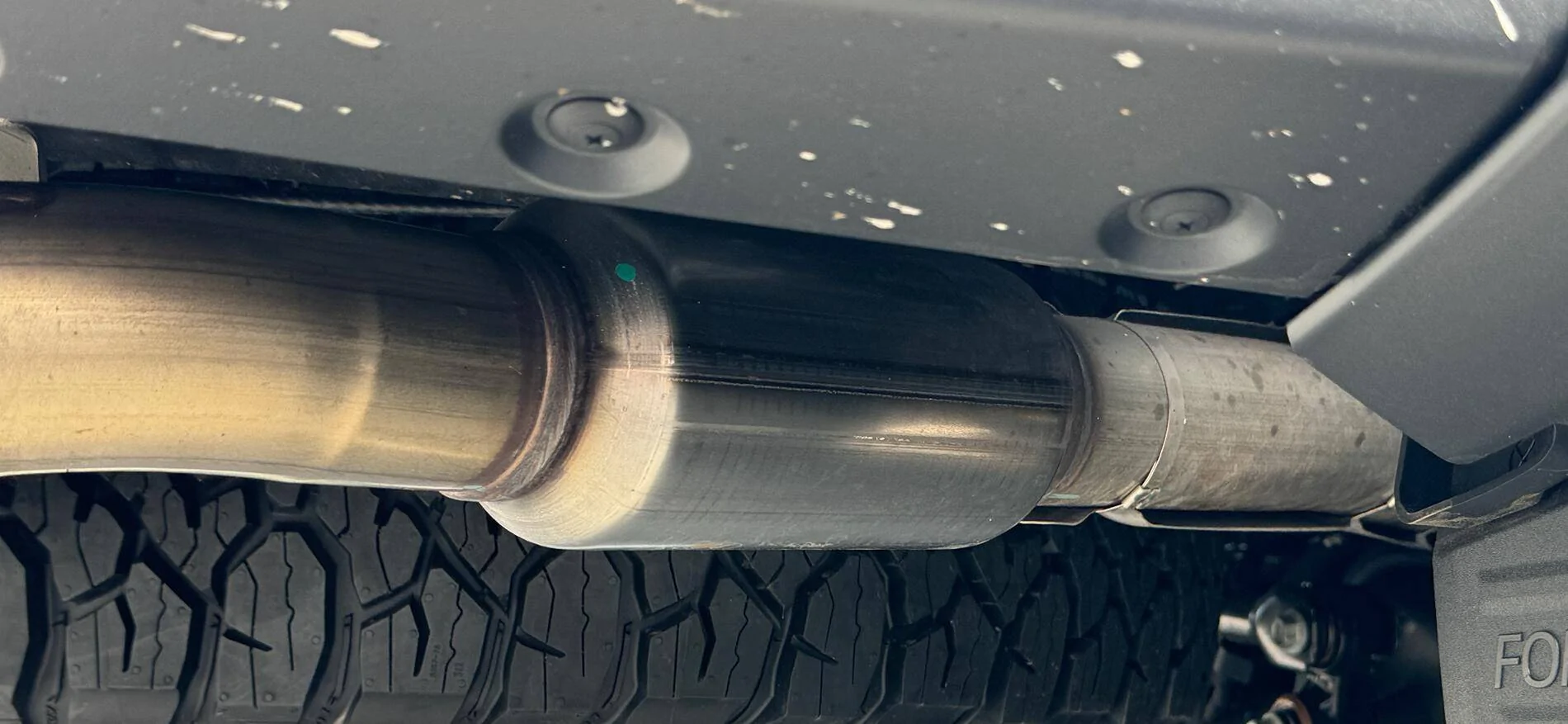 Ford Ranger New Catback Valved Exhaust Install Sound Clips vs resonator delete / tips (on 2024 Ranger Raptor) IMG_5410