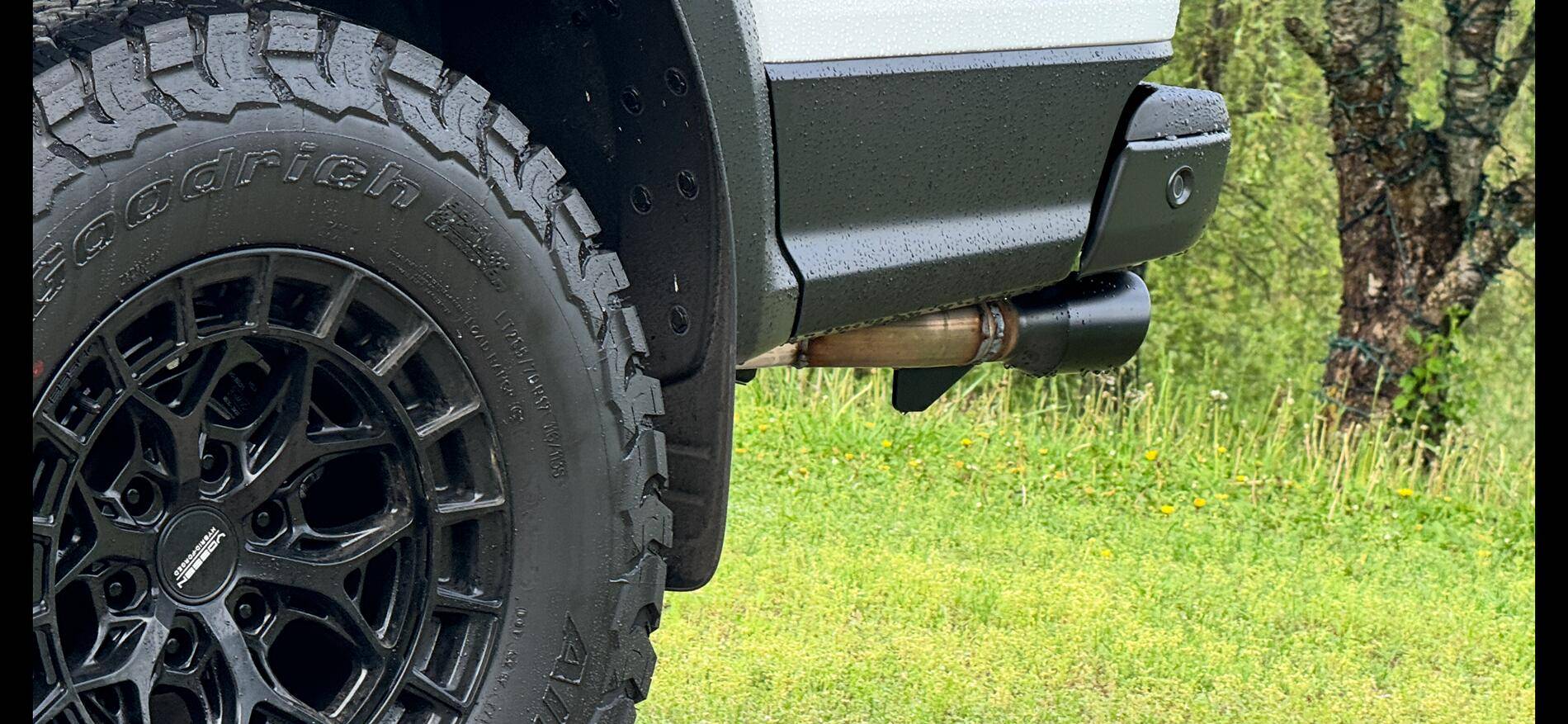 Ford Ranger New Catback Valved Exhaust Install Sound Clips vs resonator delete / tips (on 2024 Ranger Raptor) IMG_5409