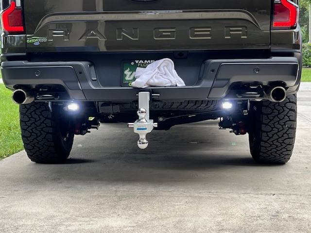 Ford Ranger Looking for auxiliary reverse lights with fairly low profile under bumper Aux Lights 2