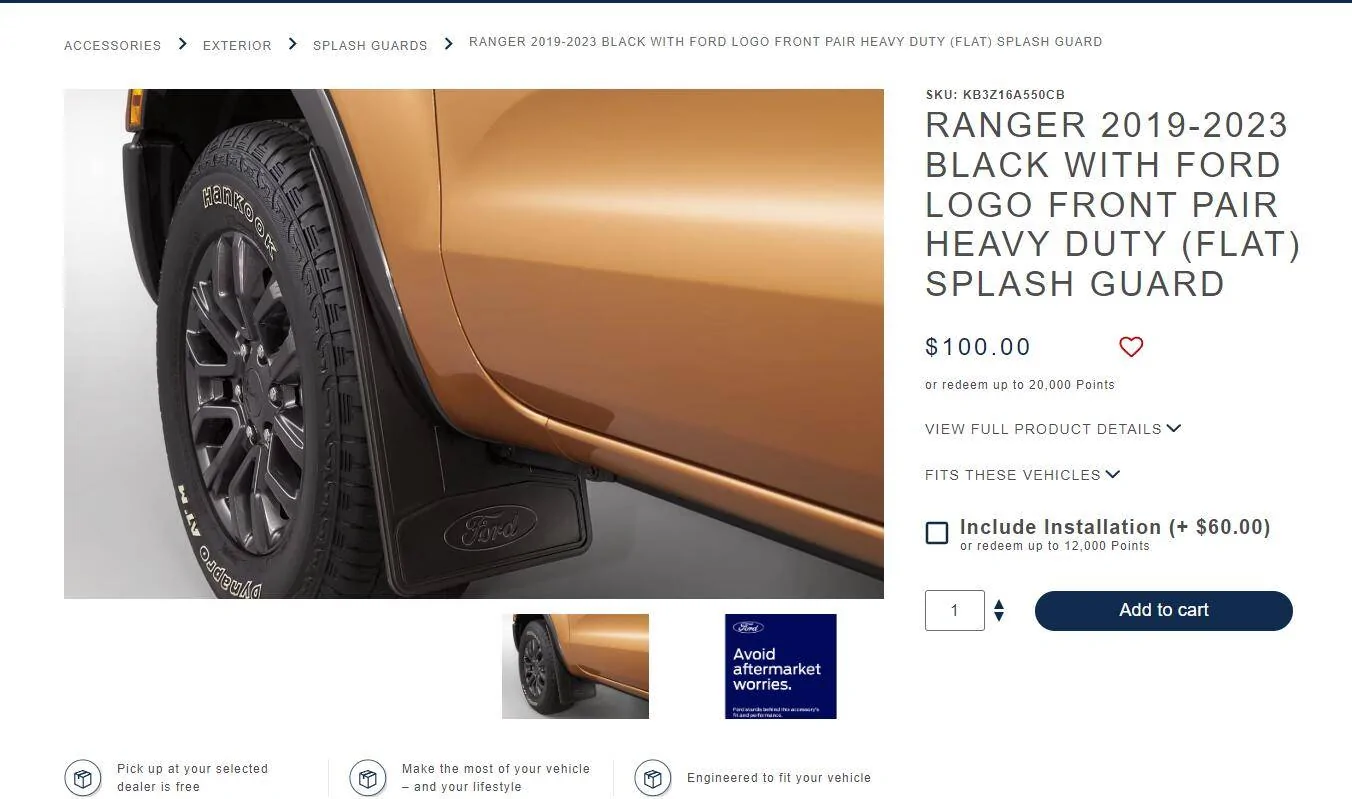 Ford Ranger Part fitment? 1111