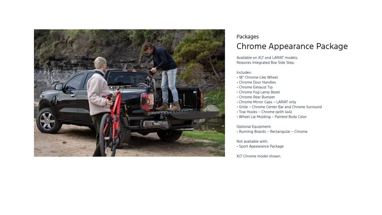 Ford Ranger Missing Chrome Mirror Caps on my XLT's Chrome Package chrome pkg