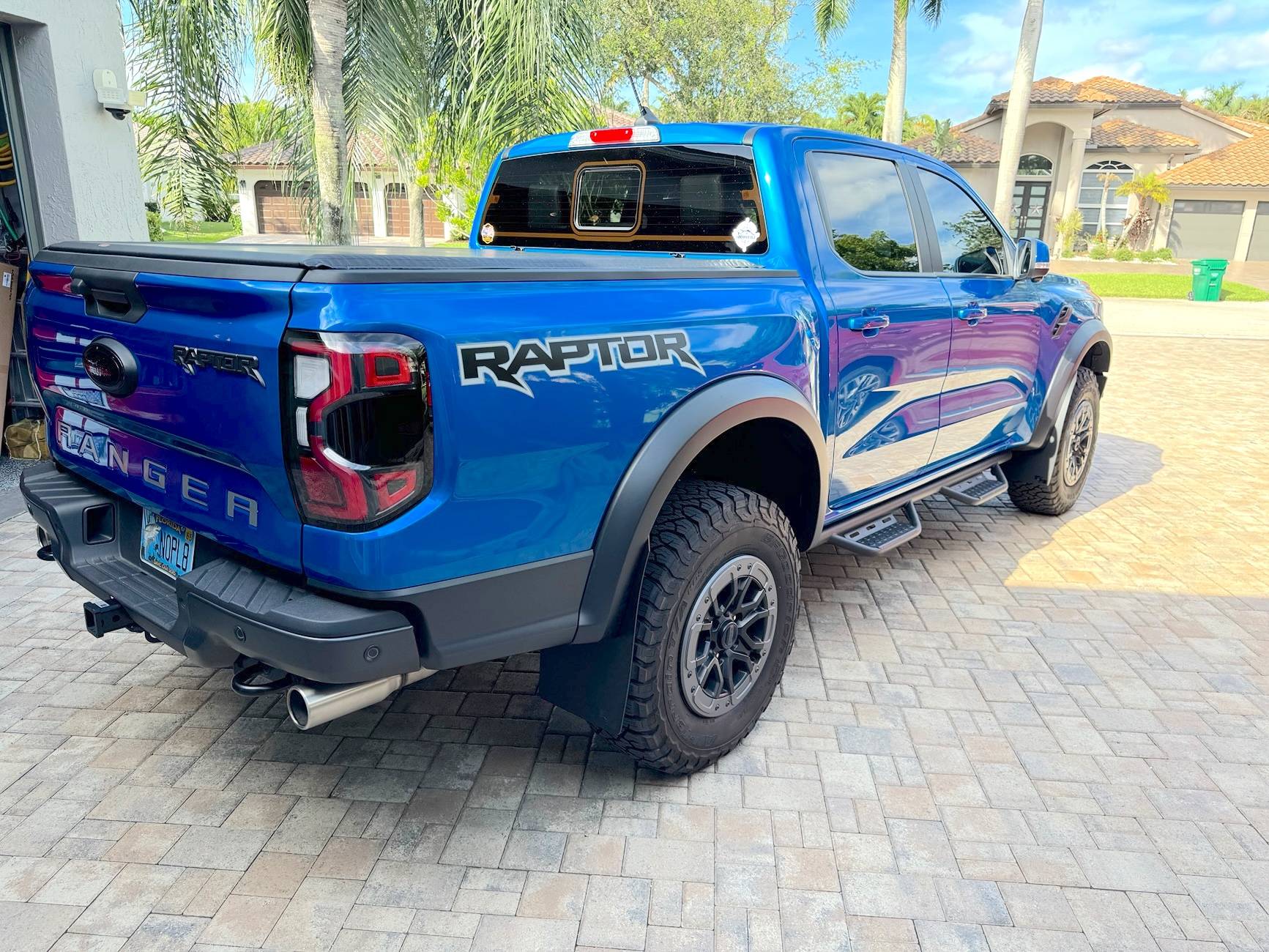 Ford Ranger RokBlokz Mud Flaps installed on Ranger Raptor IMG_2341