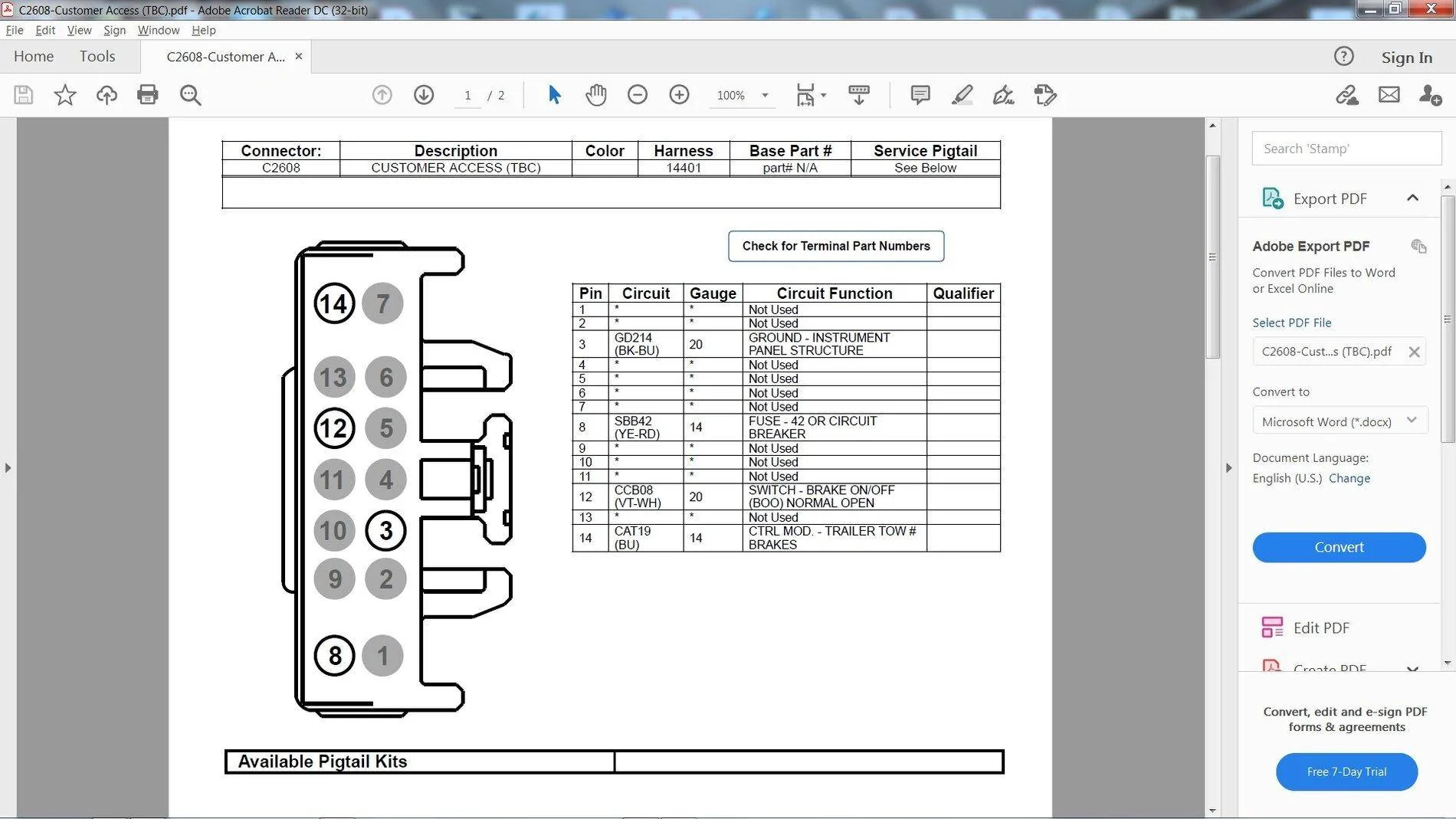Ford Ranger wires for trailer brake controller '24 Ranger? Bake Plug Under Dash