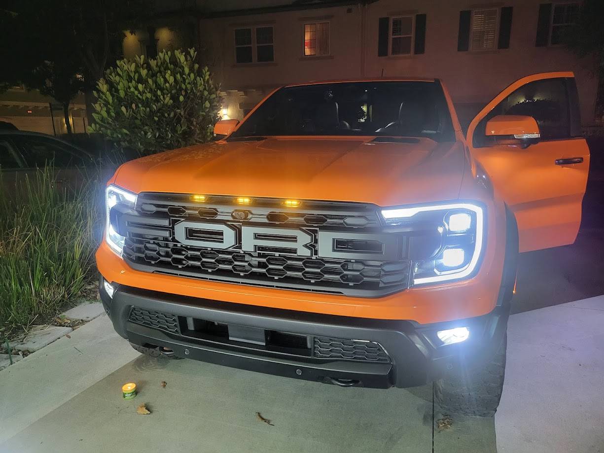 Ford Ranger Sunrise Orange Ranger Raptor Build - Orange County 04- Ambers
