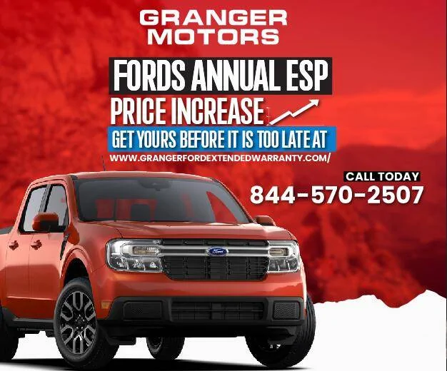 Ford Ranger Attention: Ford’s Annual Price Increase on ESPs (Extended Service/Warranty Plans)! Get Yours @ Granger Ford Before It’s Too Late! 1st pic
