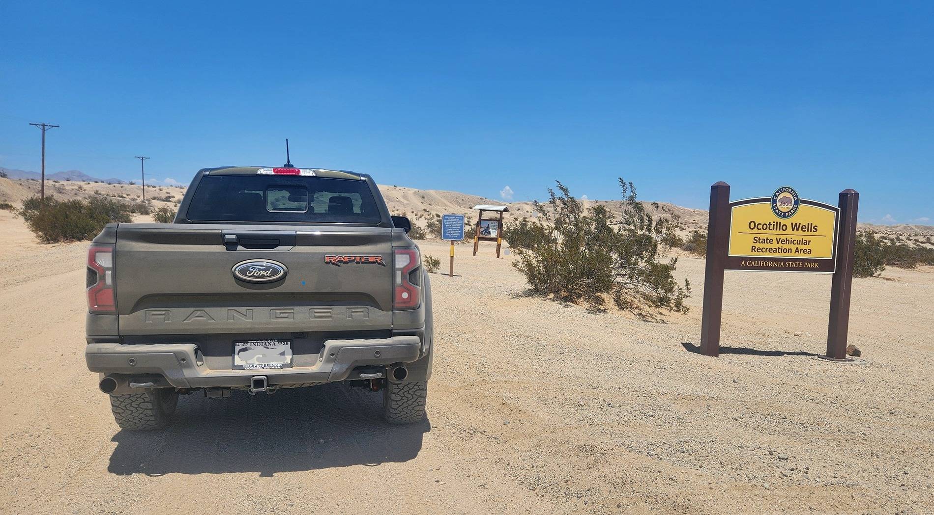 Ford Ranger Ocotillo Wells SVRA & Ranger Raptor 20240810_132031