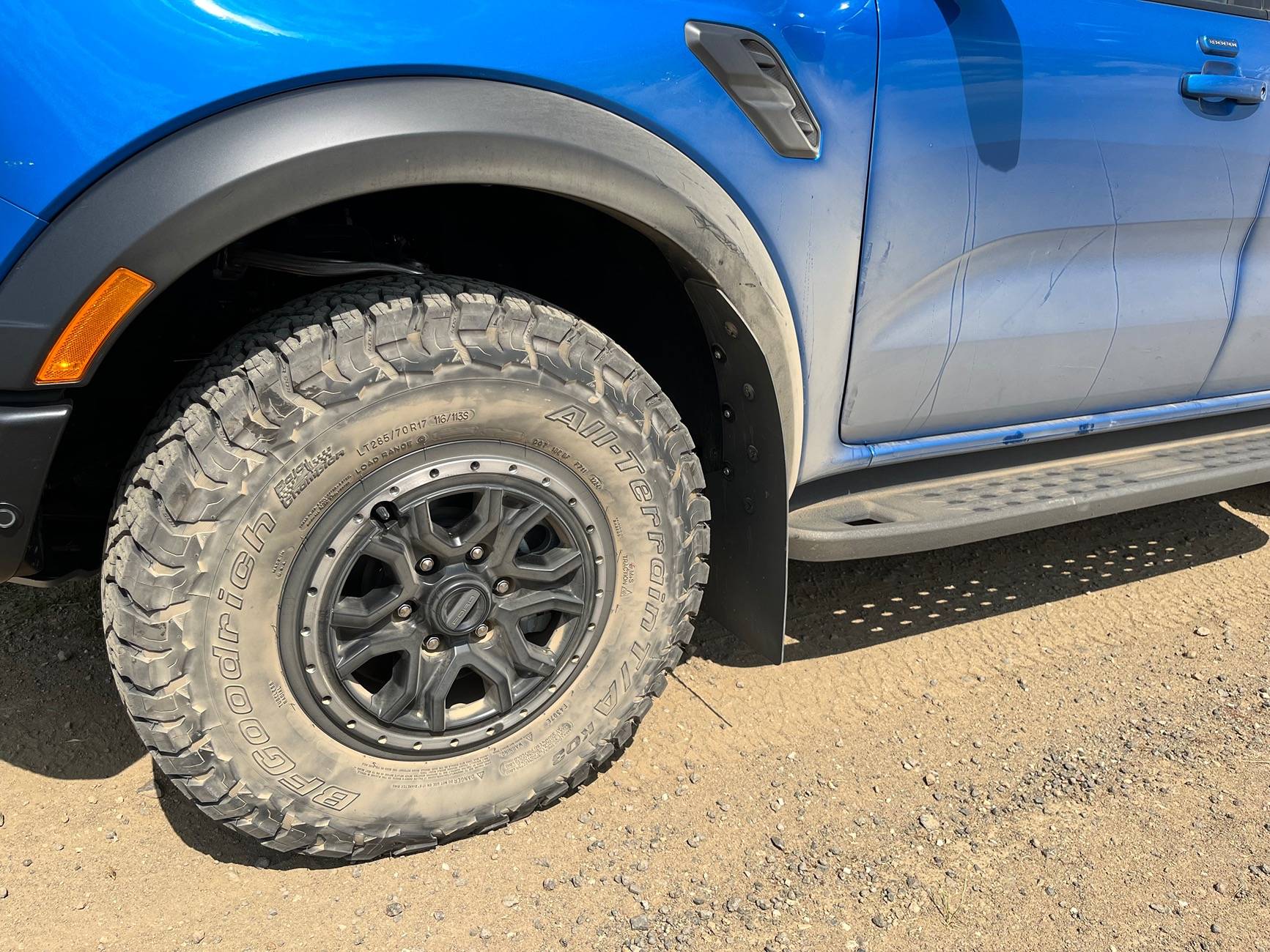 Installed my RokBlokz XL mudflaps, went for a high speed 40 mile