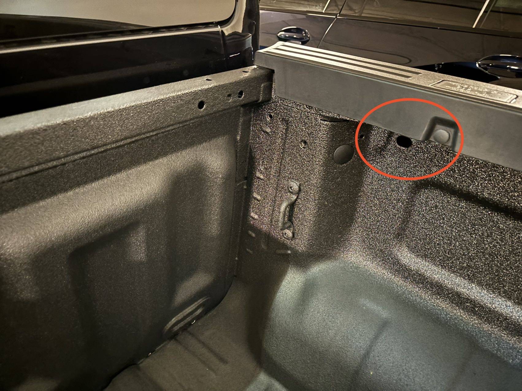 Ford Ranger Please help! Question regarding tonneau cover and drain holes. Bed