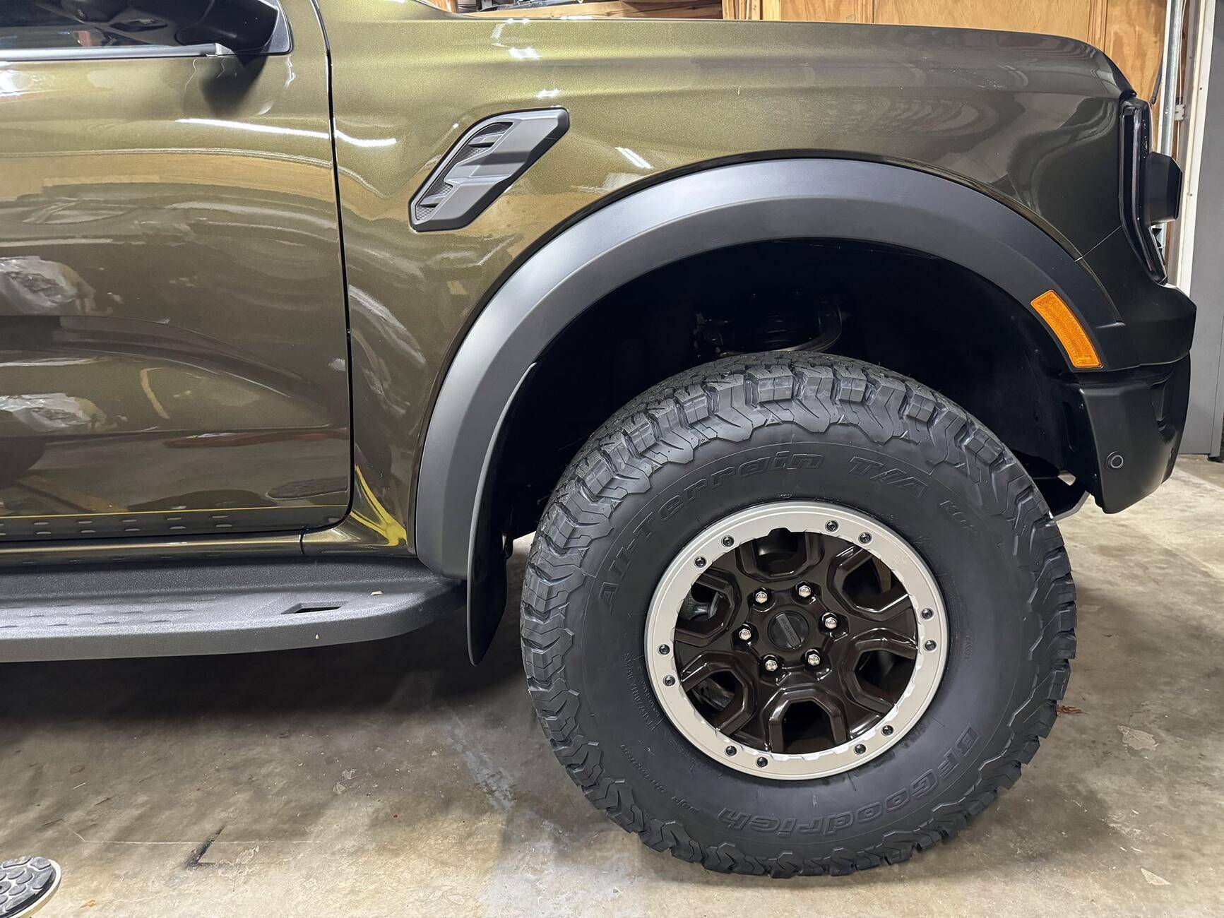 Ford Ranger Leveled Ranger Raptor on Bronco Sasquatch Wheels/Tires 1723562342319-q
