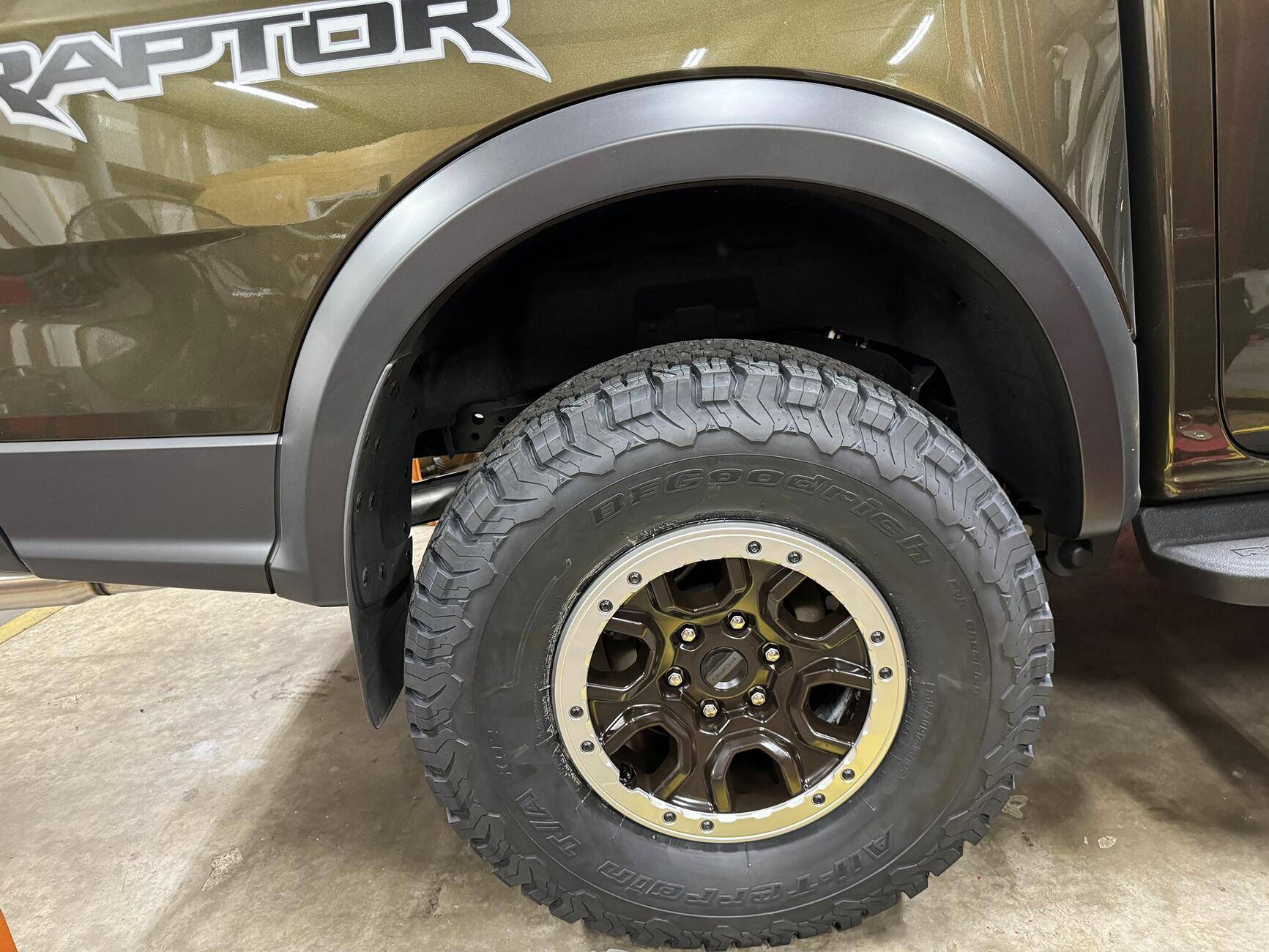 Ford Ranger Leveled Ranger Raptor on Bronco Sasquatch Wheels/Tires 1723562378950-3k