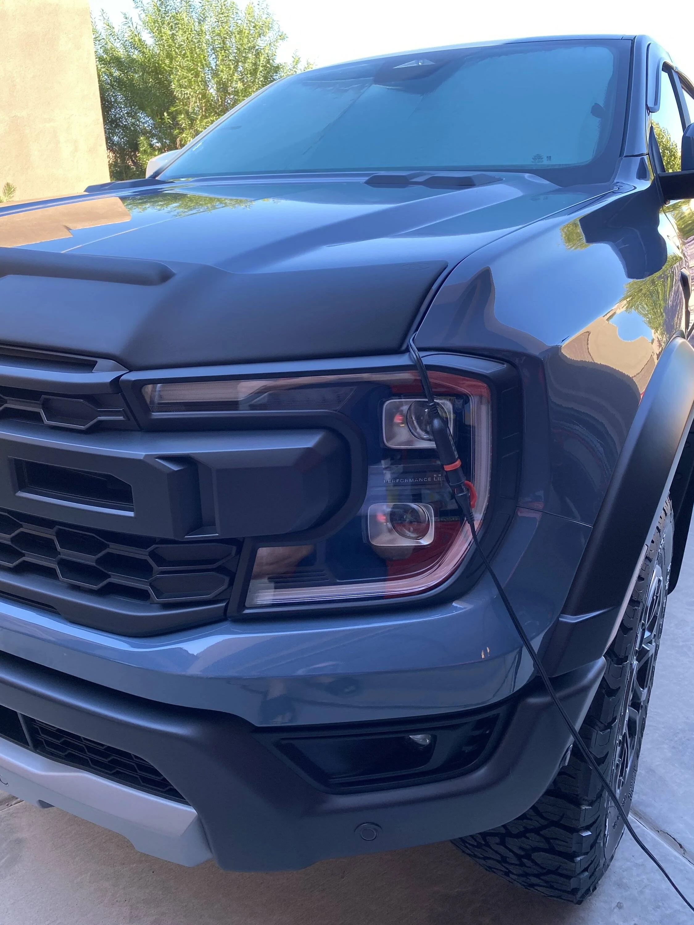 Ford Ranger Installed Front Headlight and Taillight Guards on Ranger Raptor IMG_2762
