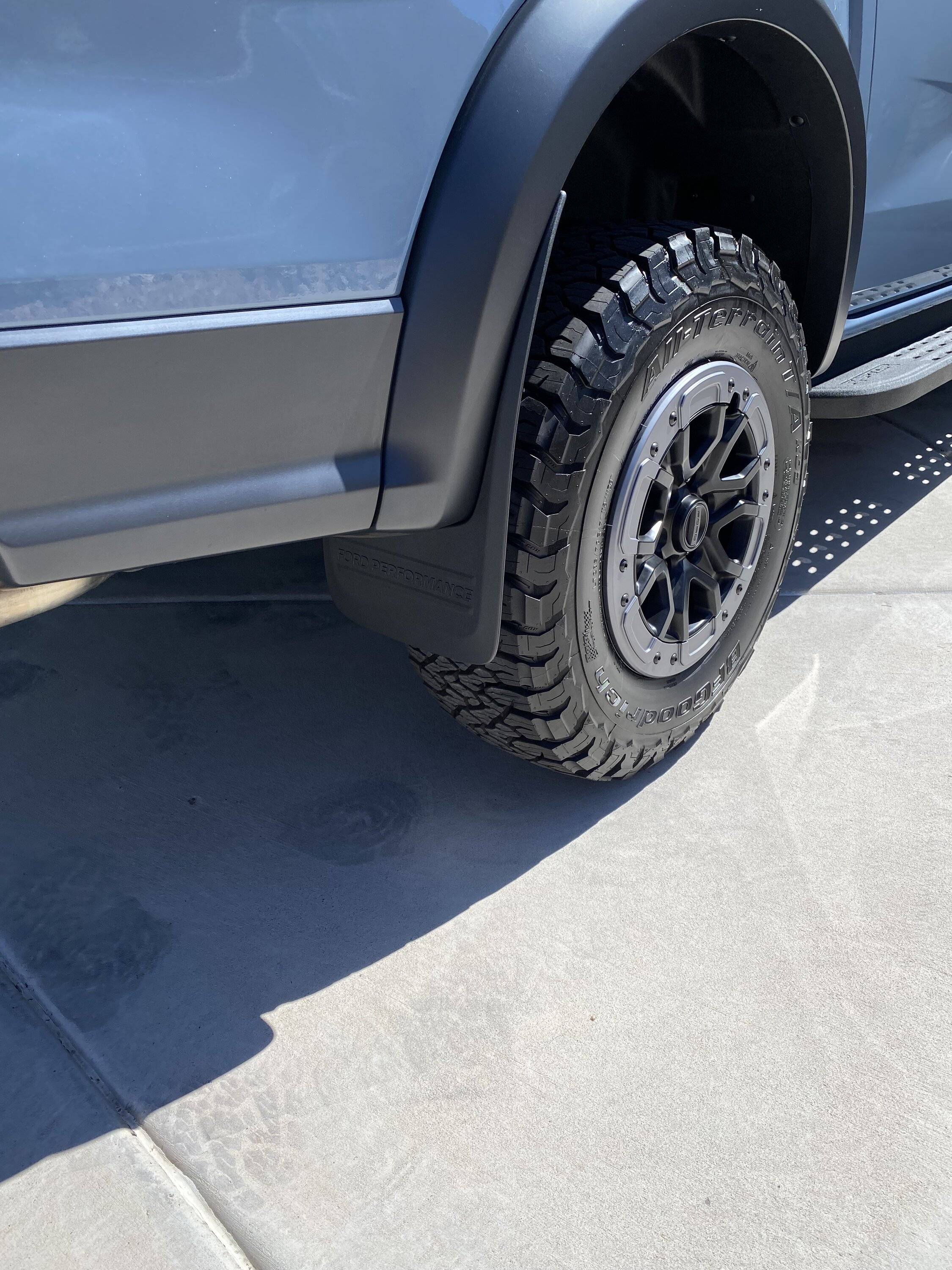 Ford Ranger Installed Ford Performance Mudflaps👍 IMG_2776