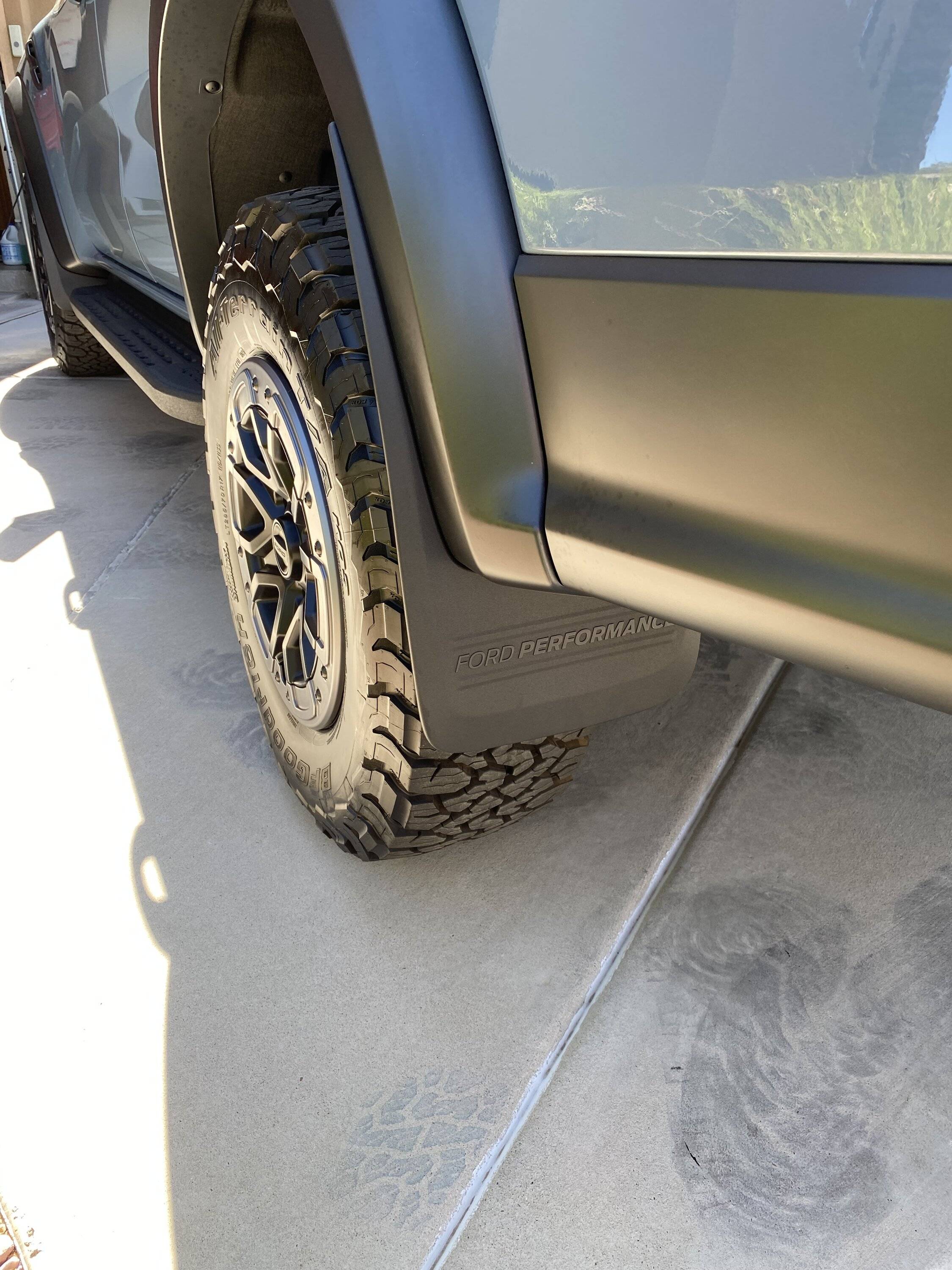 Ford Ranger Installed Ford Performance Mudflaps👍 IMG_2775