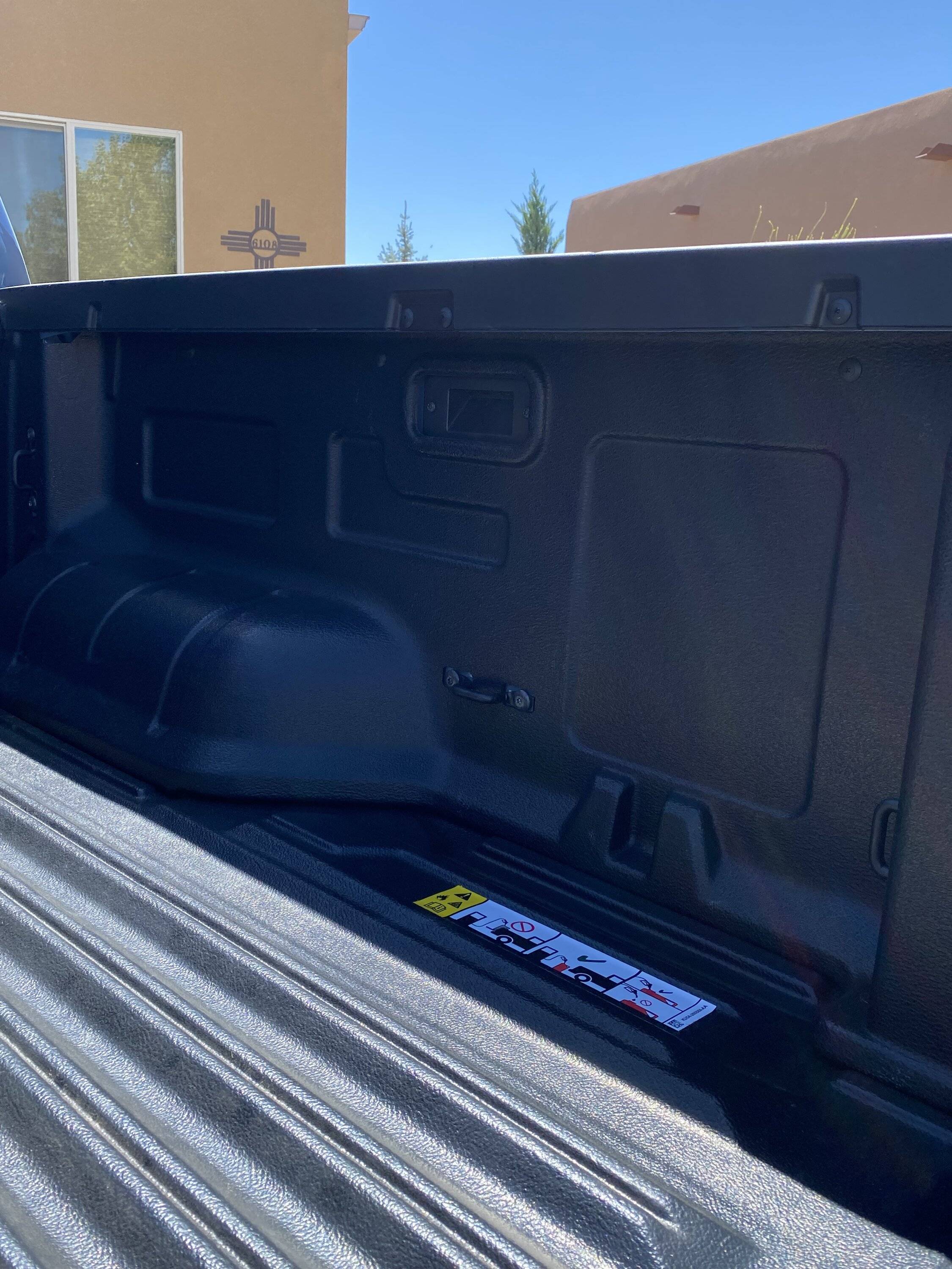 Ford Ranger Ford Accessory Bed Liner and Keypad Installed IMG_2781
