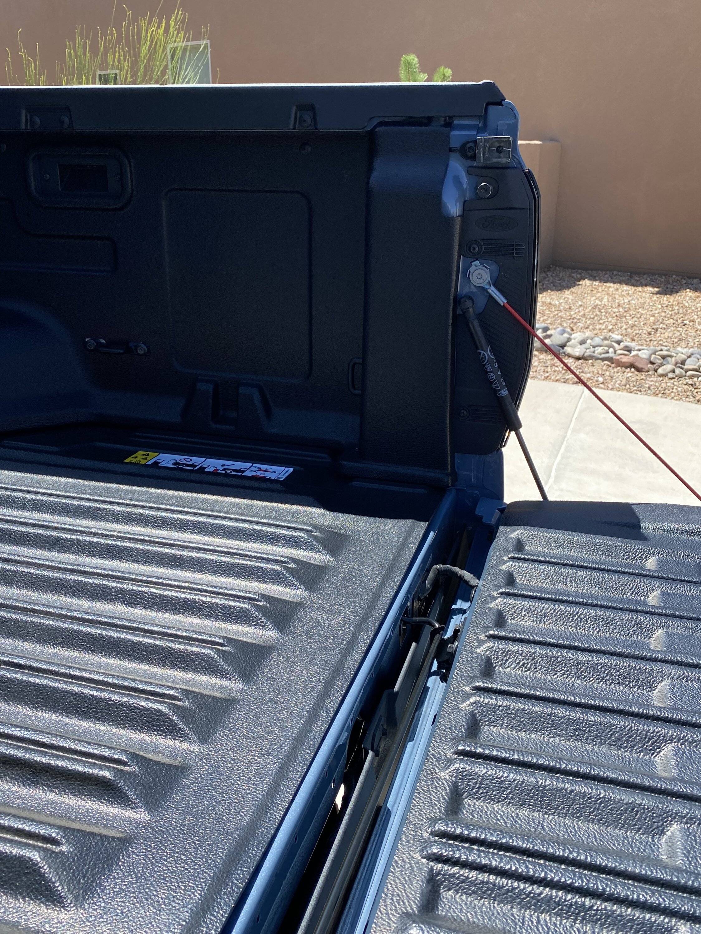 Ford Ranger Ford Accessory Bed Liner and Keypad Installed IMG_2785