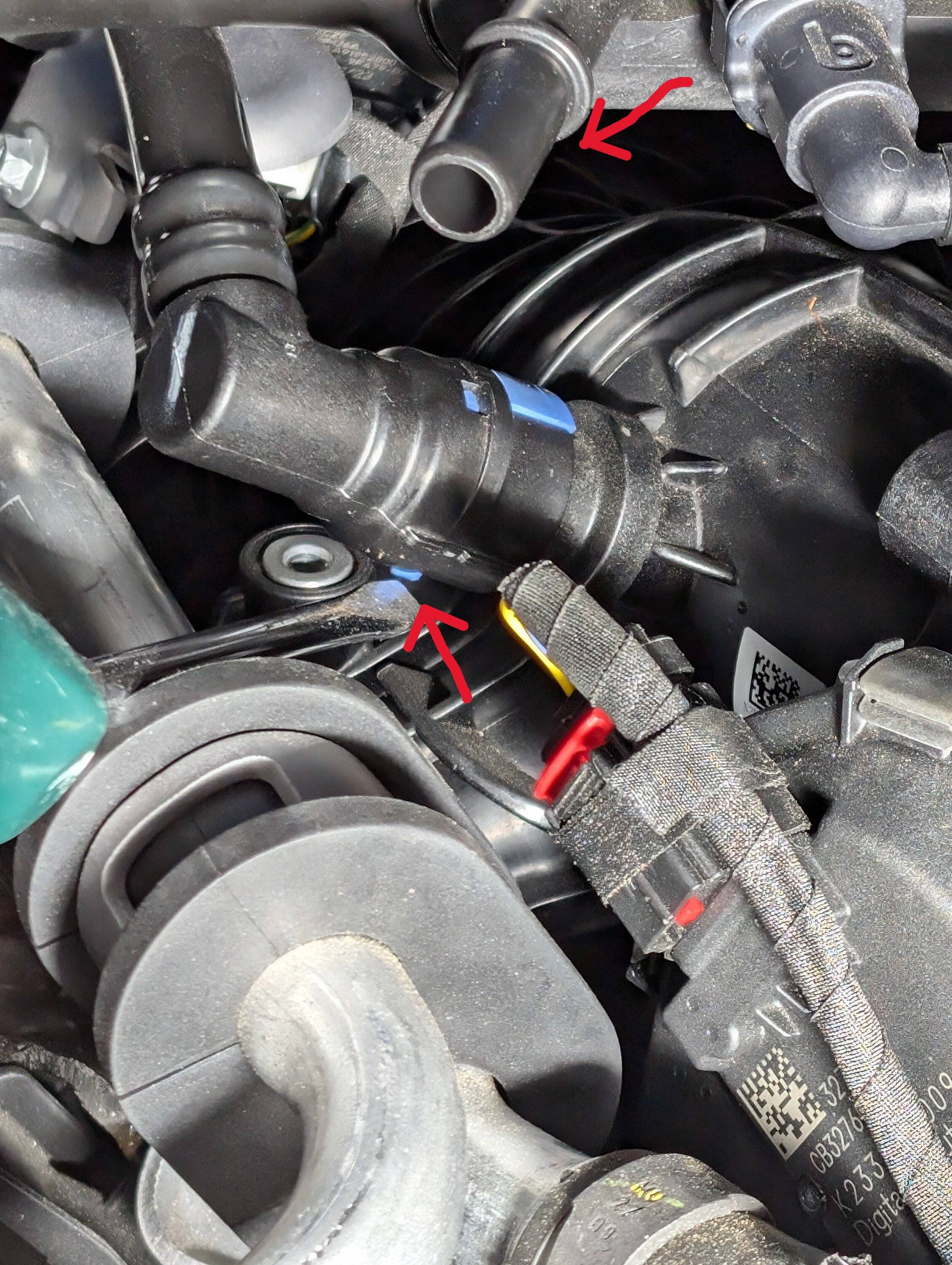 Ford Ranger UPR single valve catch can installed on 2024 Ranger Raptor can3