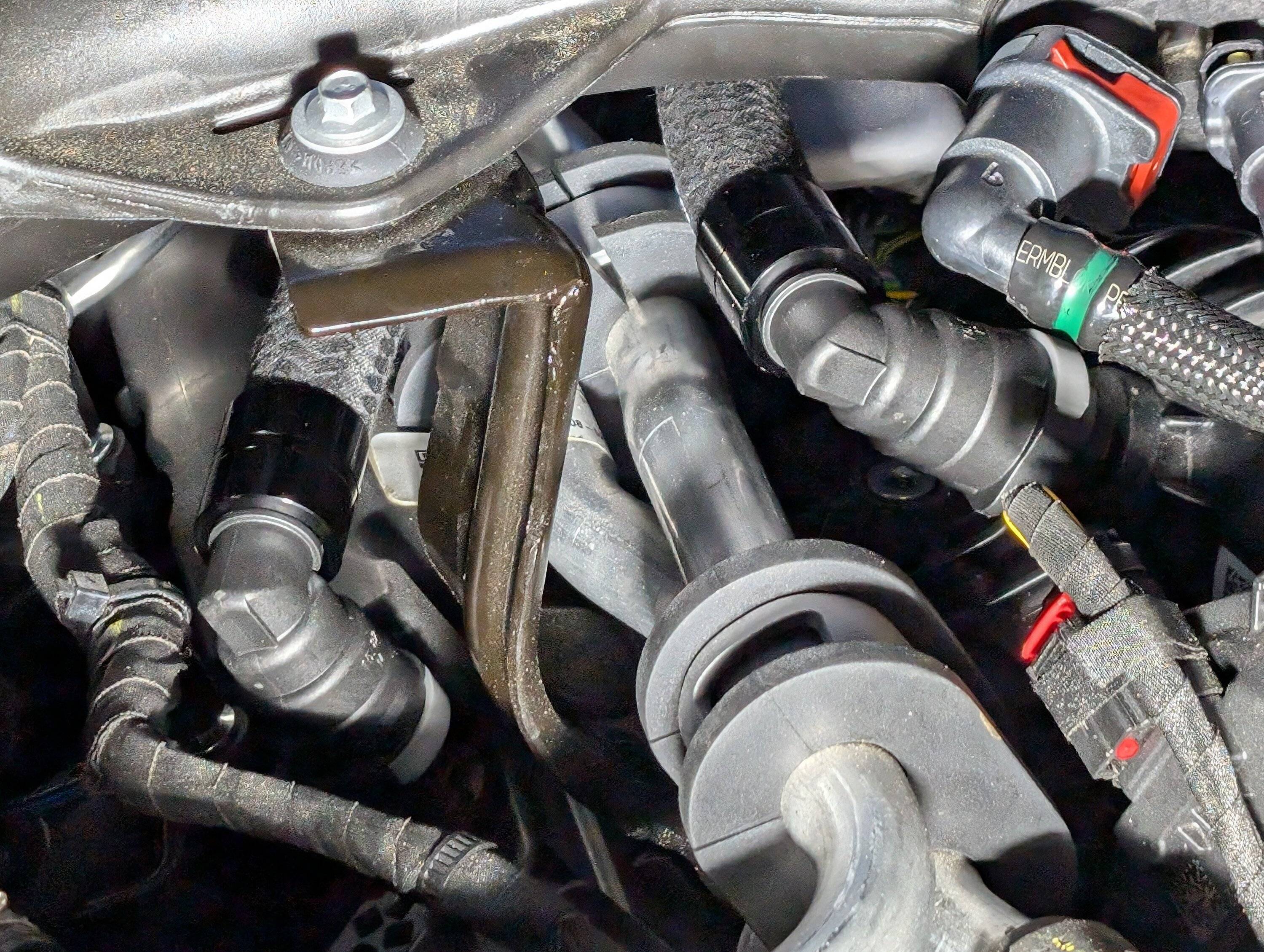 Ford Ranger UPR single valve catch can installed on 2024 Ranger Raptor can2