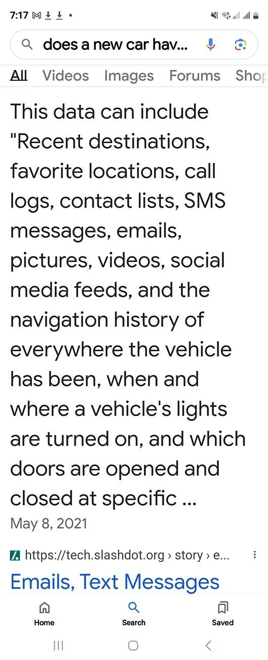 Ford Ranger Driver data privacy Screenshot_20240820_191747_Googl